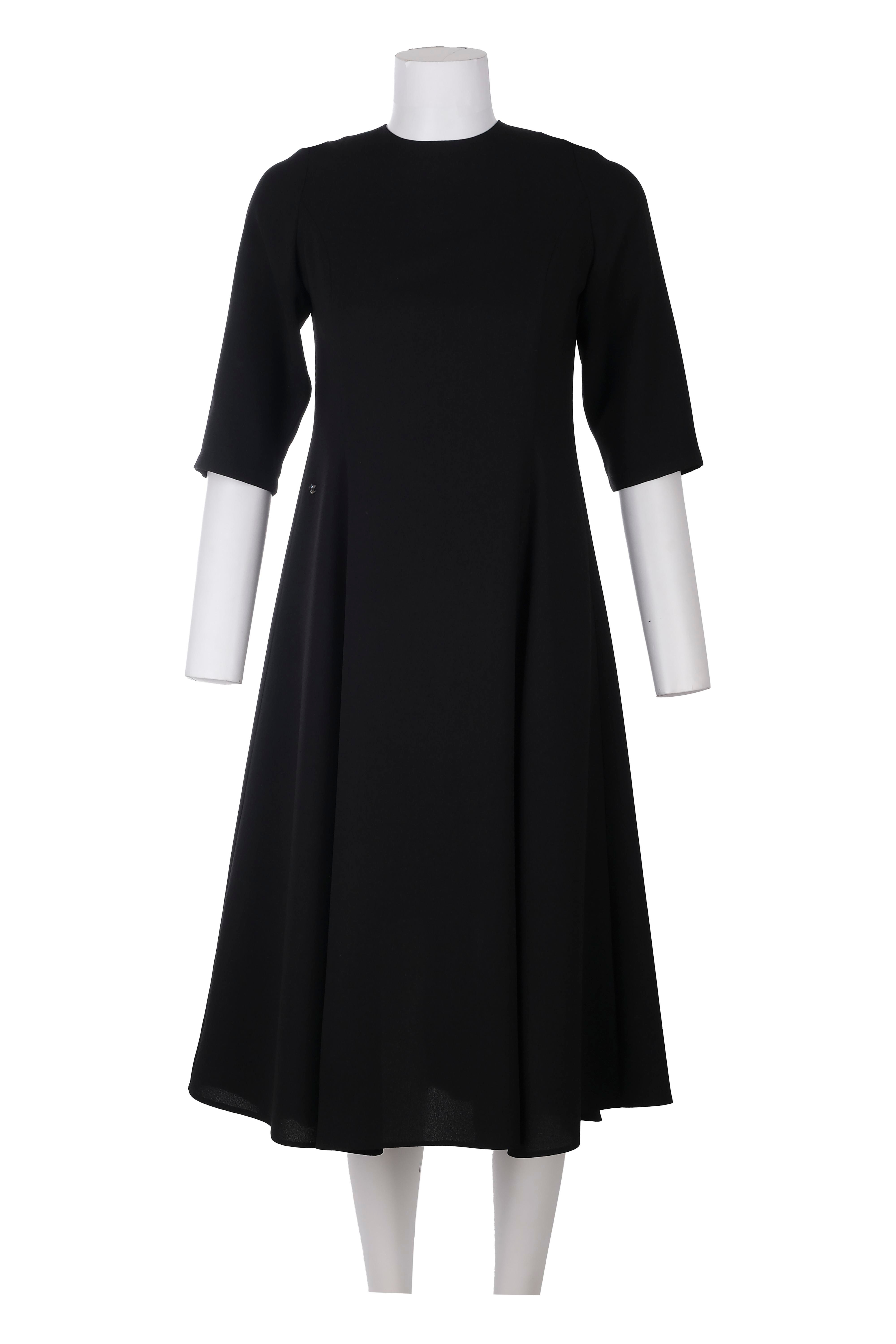 BLUElbiseBLU Kayık Yaka Truvakar Kol Çan Elbise