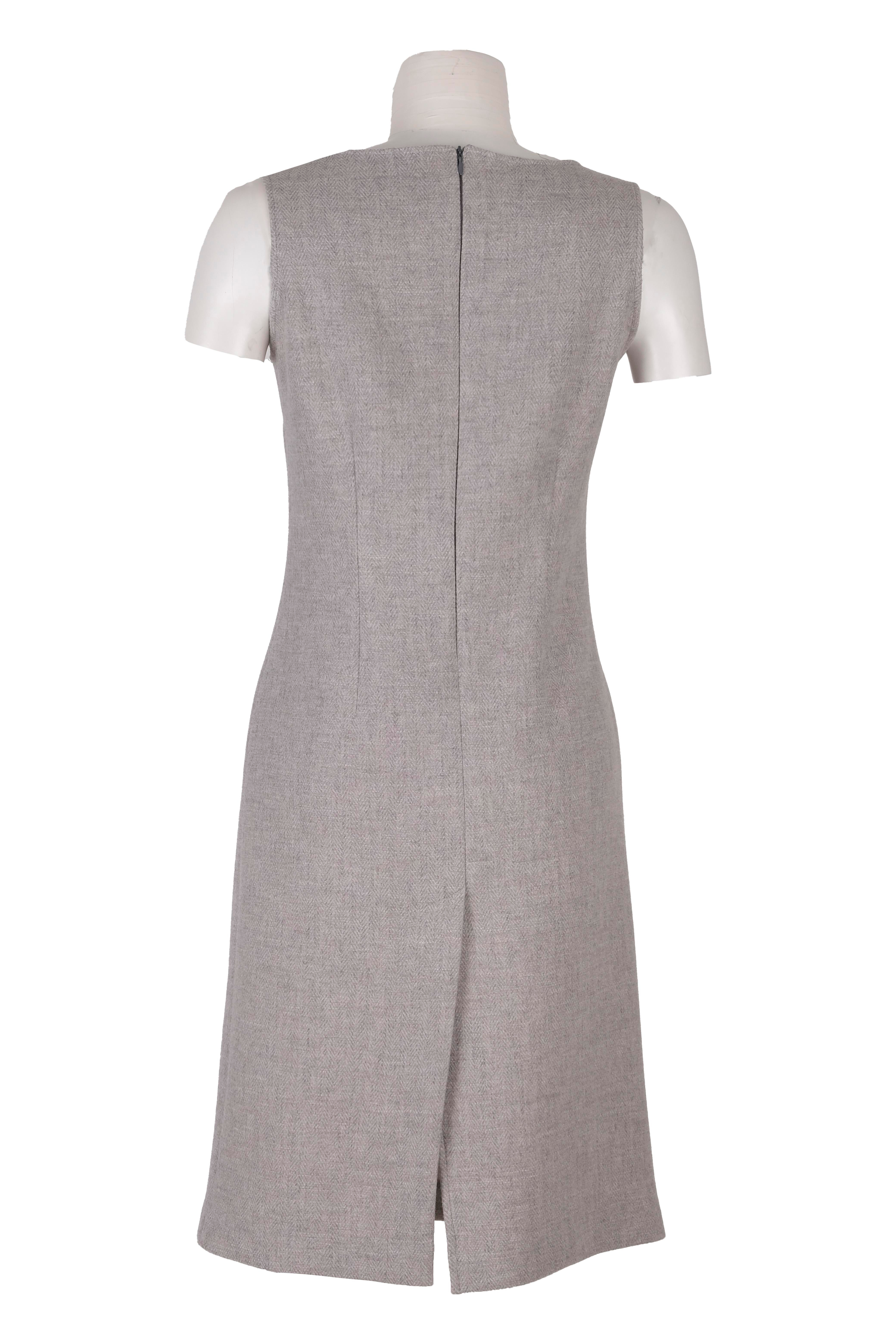 BLUElbiseBLU Oval Yaka Kolsuz Elbise