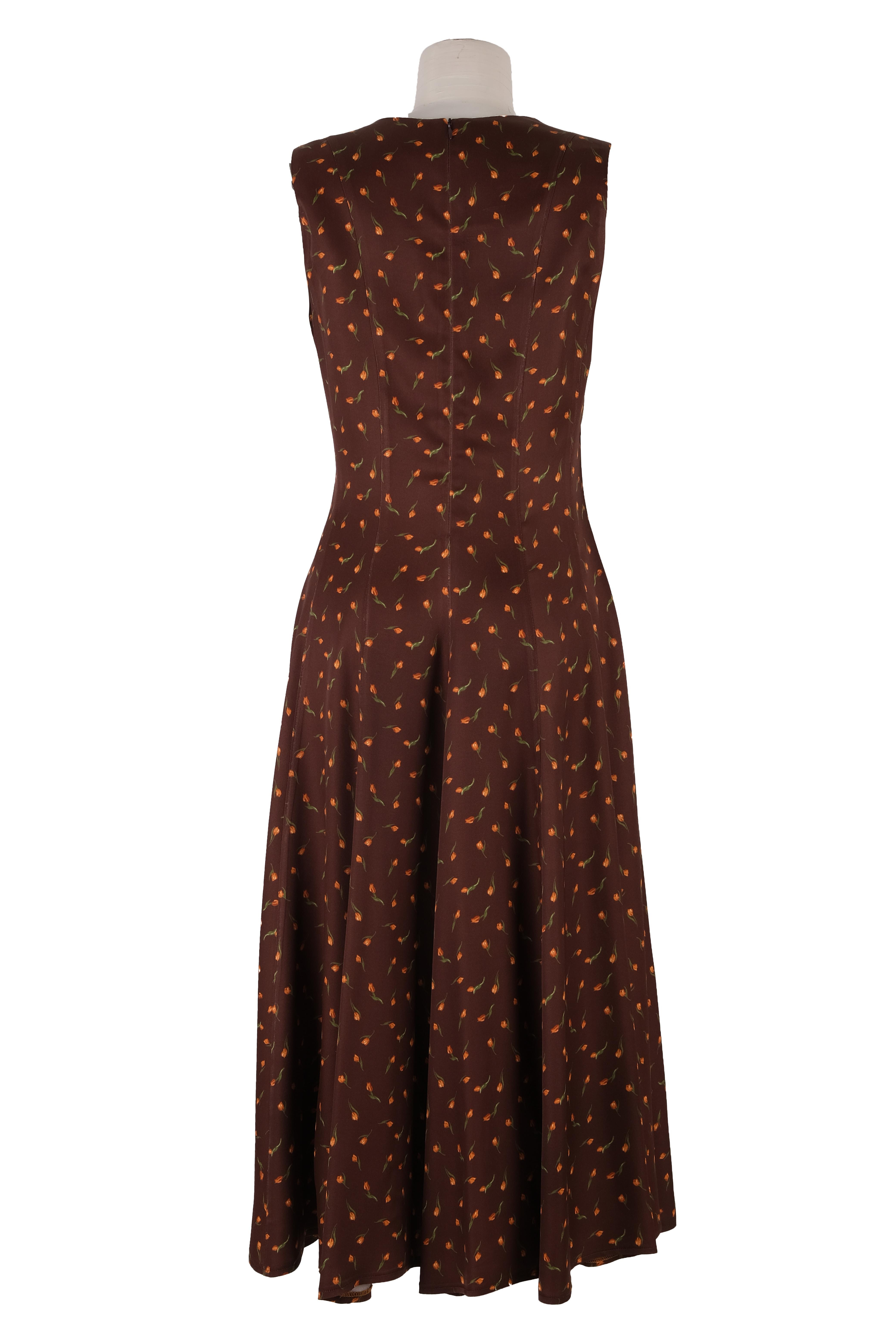 BLUElbiseBLU Sıfır Yaka Kolsuz Elbise