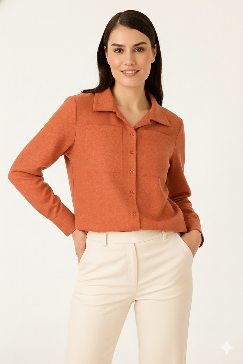 BLUGömlek BLU Çift Cepli Gömlek