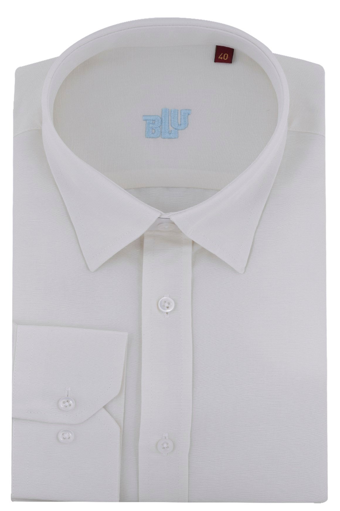 BLUGömlekBLU Alttan Düğmeli Yaka Klasik Gömlek