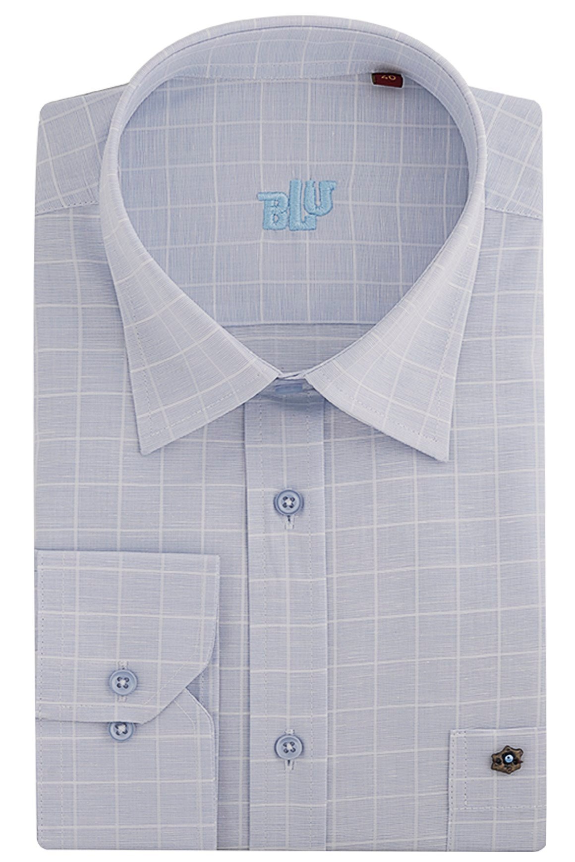 BLUGömlekBLU İtalyan Alttan Düğmeli Yaka Klasik Gömlek