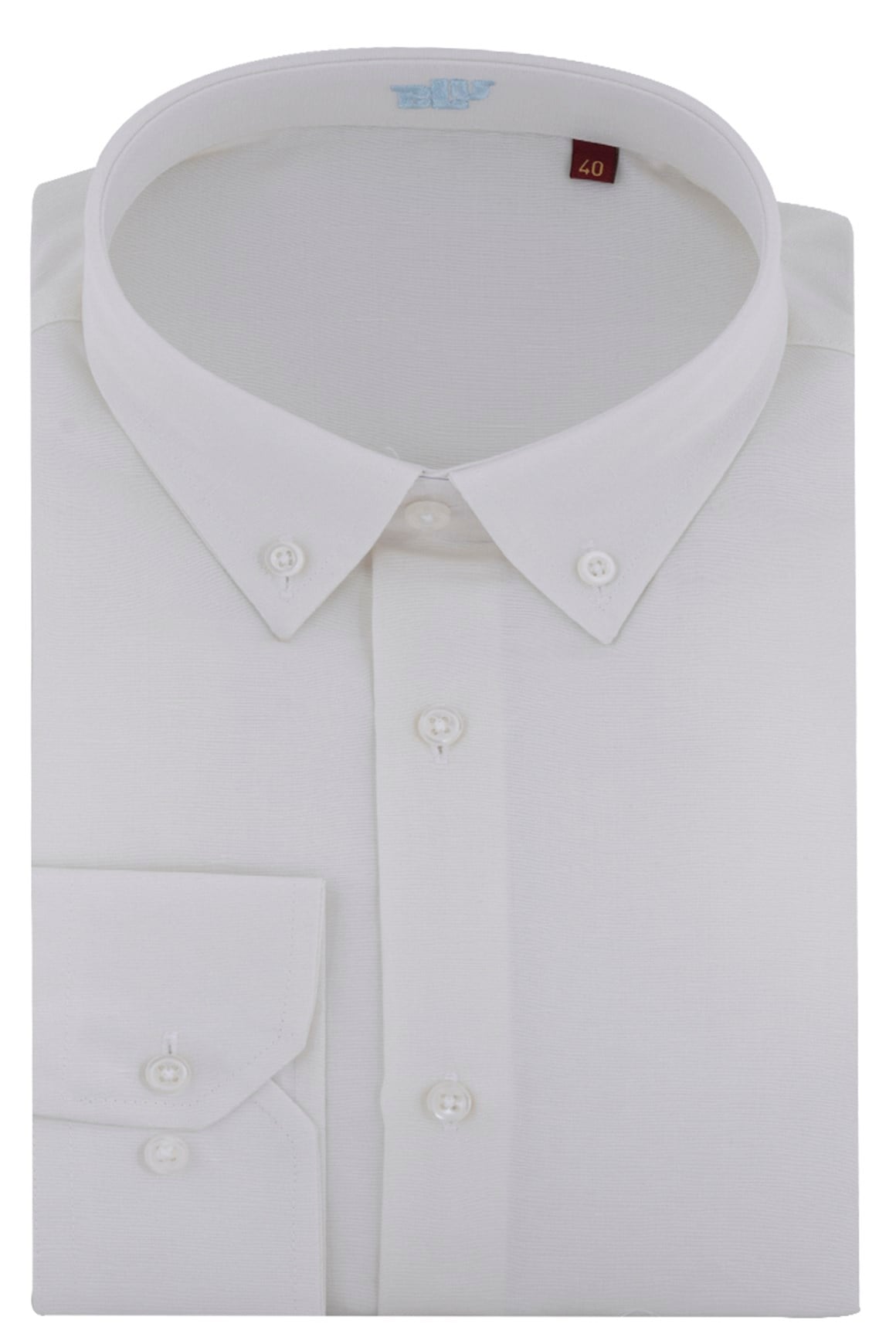 BLUGömlekBLU Üstten Düğmeli Yaka Slim Fit Gömlek