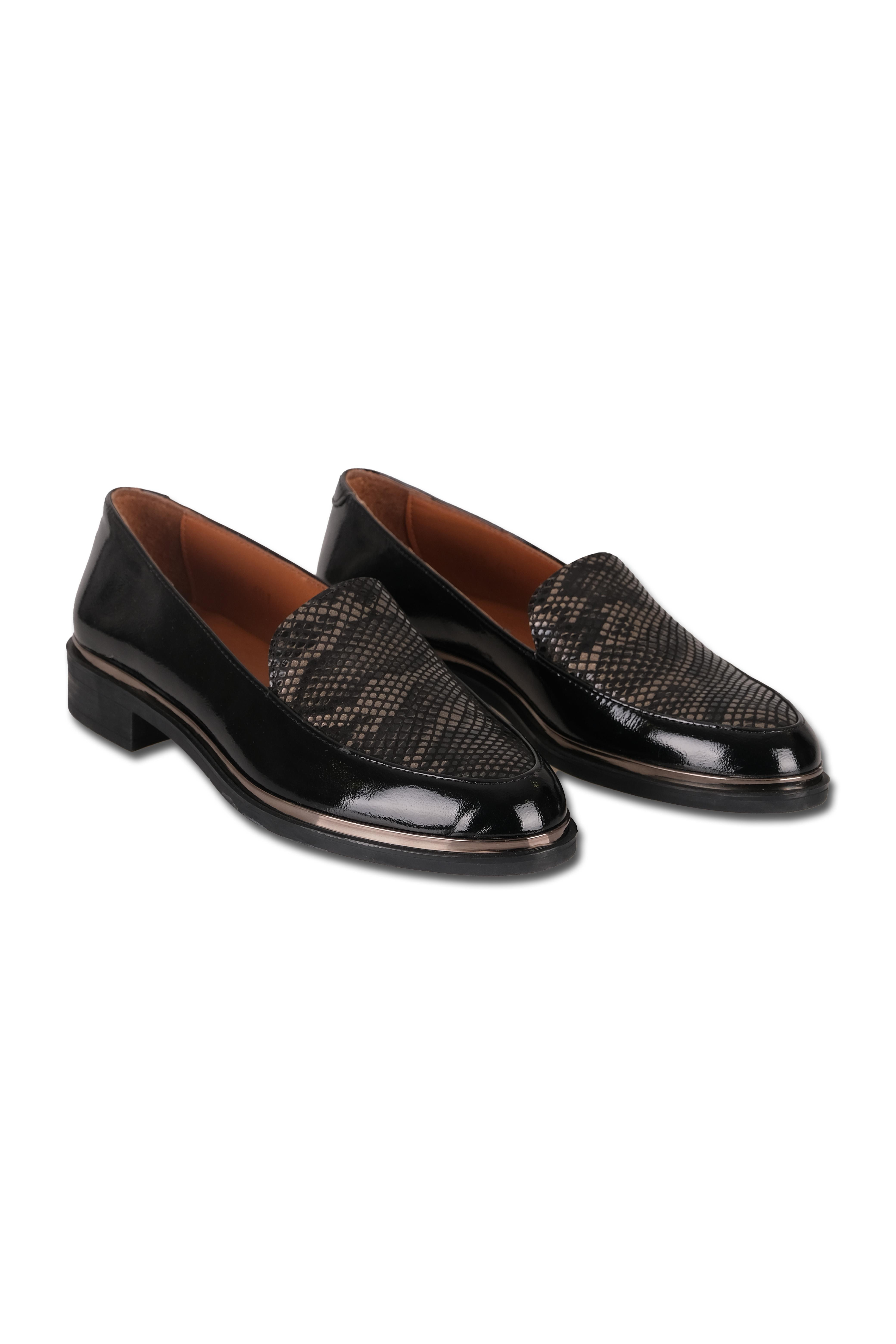 BLULoaferBLU Yılan Baskılı Ayakkabı