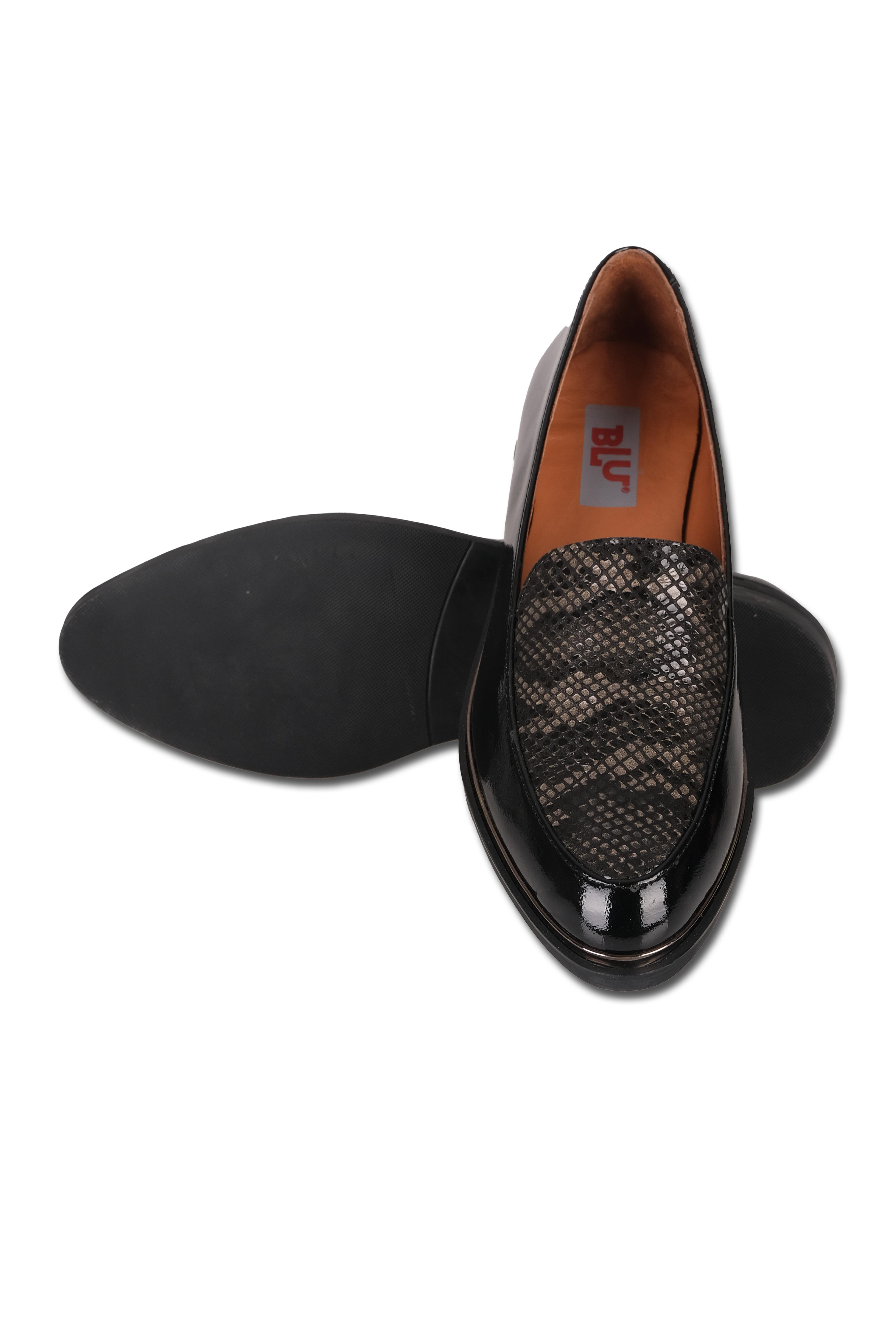 BLULoaferBLU Yılan Baskılı Ayakkabı