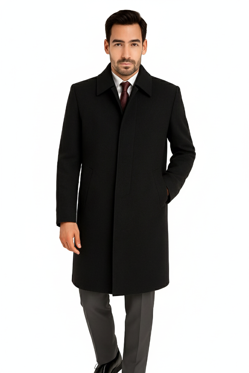 BLUPalto / KabanBLU % 100 Kaşmir Klasik Palto