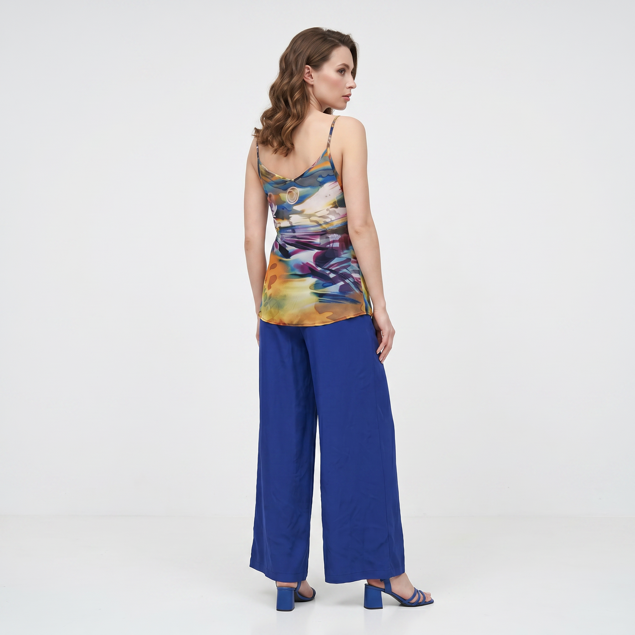 BLUPantolon / EtekBLU Cepli Geniş Paça Pantolon