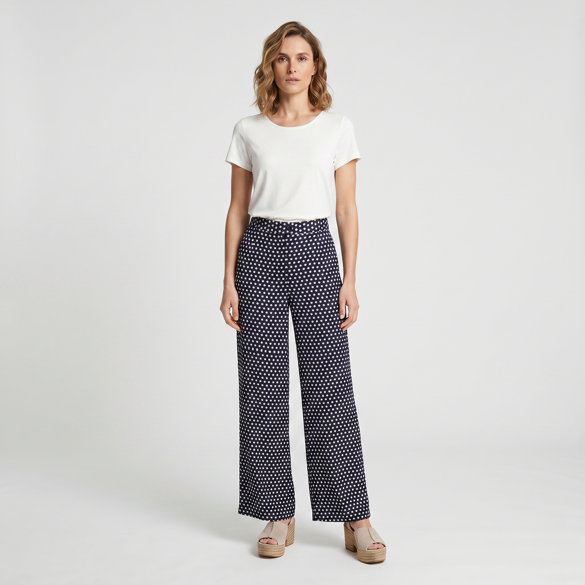 BLUPantolon / EtekBLU Geniş  Paça Pantolon