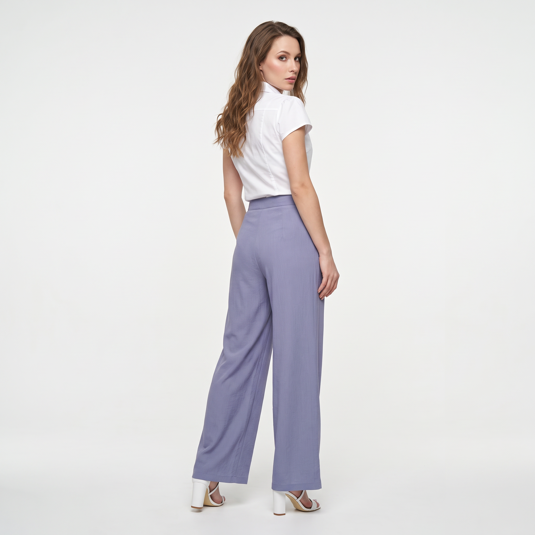 BLUPantolon / EtekBLU Geniş Paça Yan Cepli Pantolon