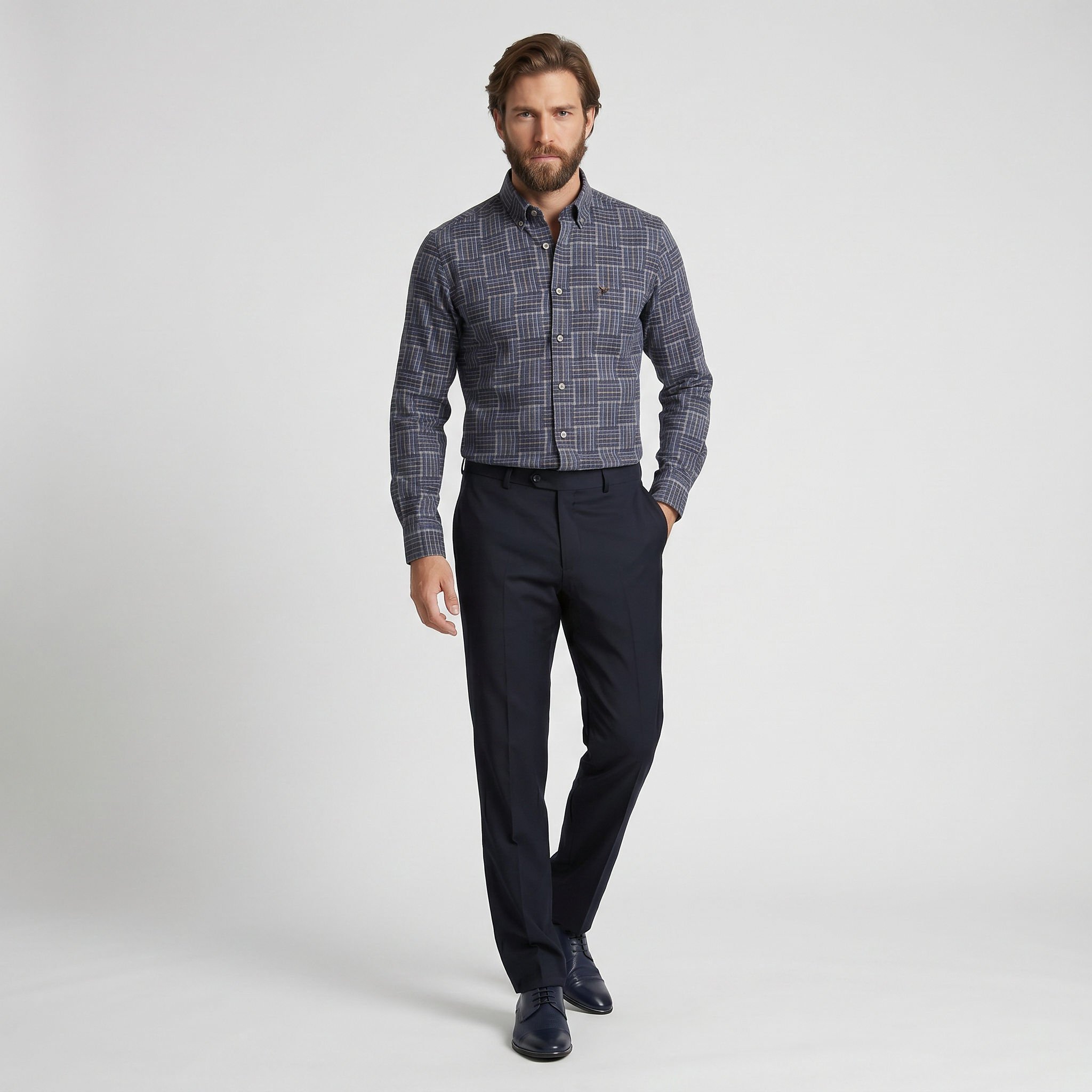 BLUPantolonBLU 180s % 100 Yün Klasik Pantolon