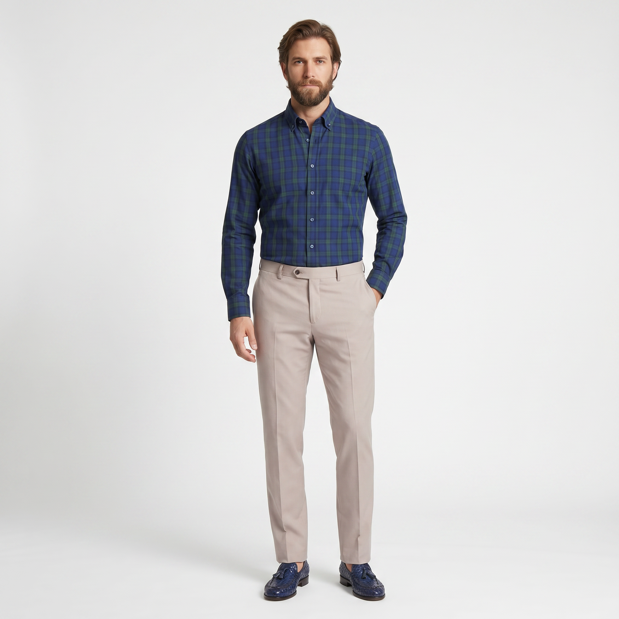 BLUPantolonBLU 180s Klasik Yün Pantolon