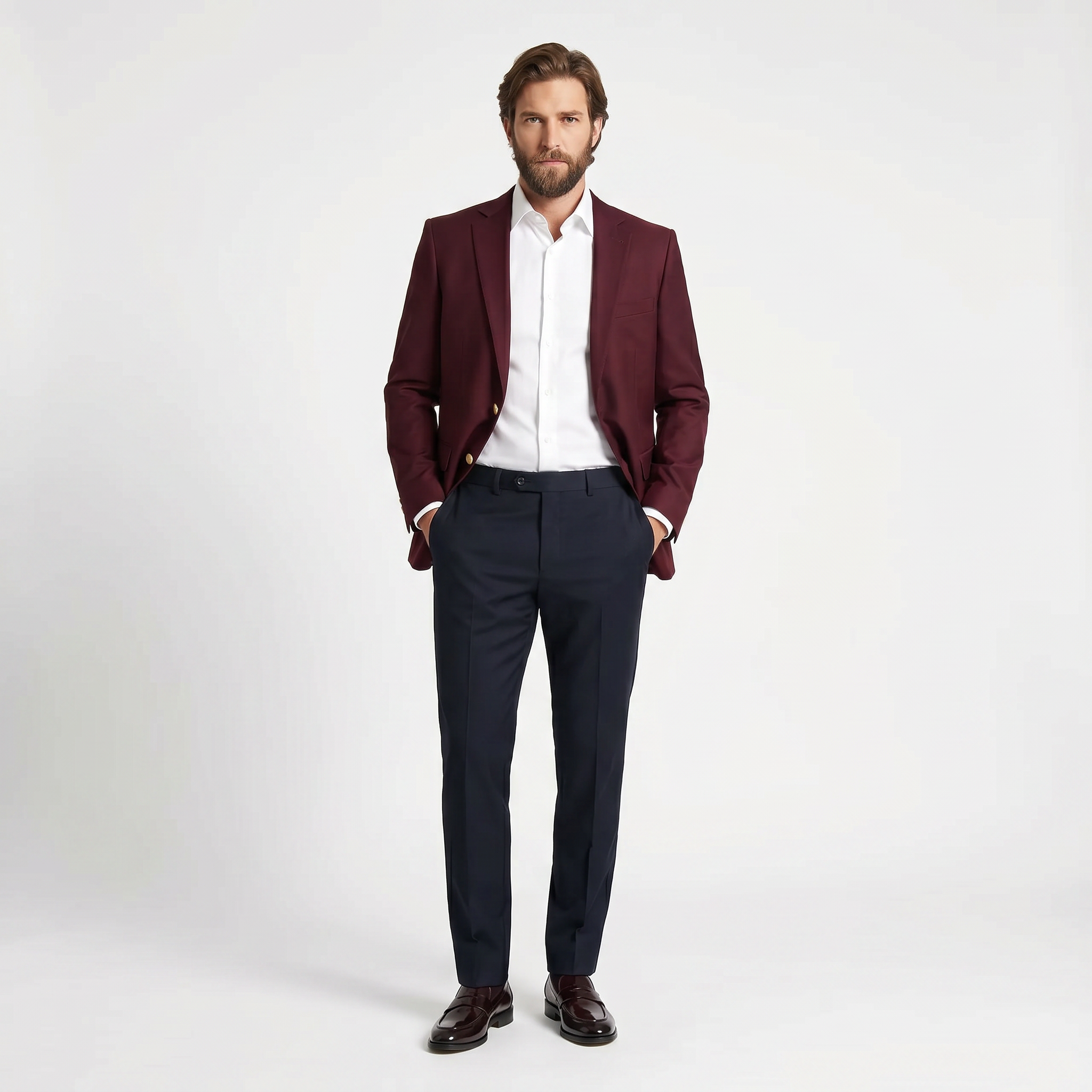 BLUPantolonBLU 180s Klasik Yün Pantolon