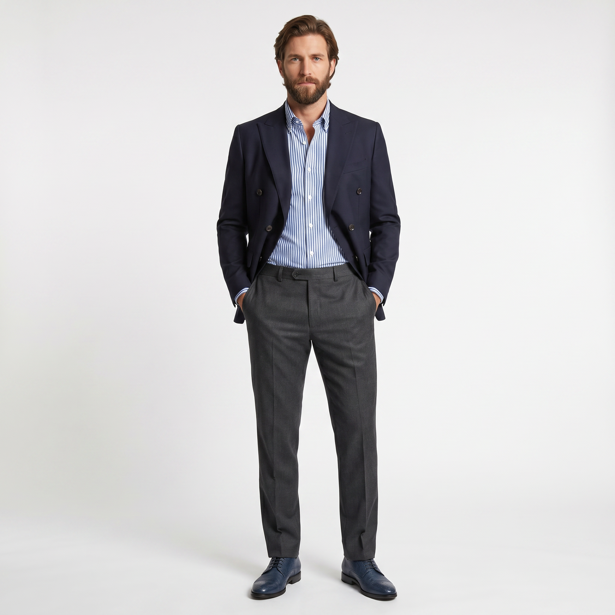 BLUPantolonBLU 190's %100 Yün Klasik Pantolon