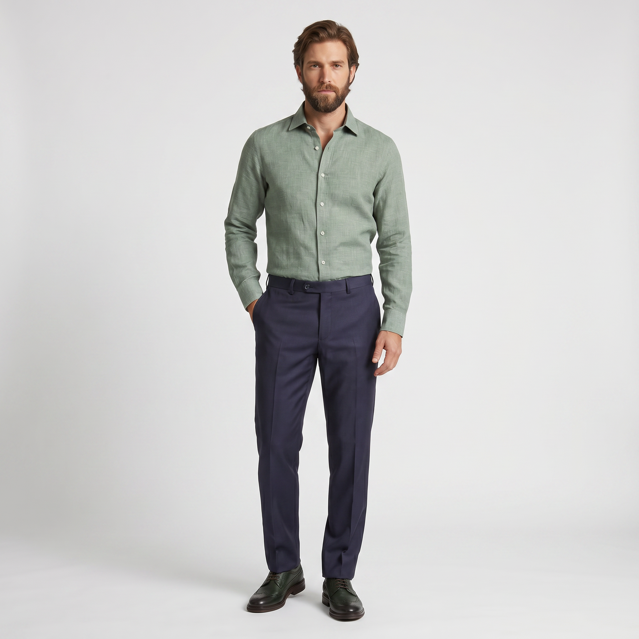 BLUPantolonBLU 190's %100 Yün Klasik Pantolon