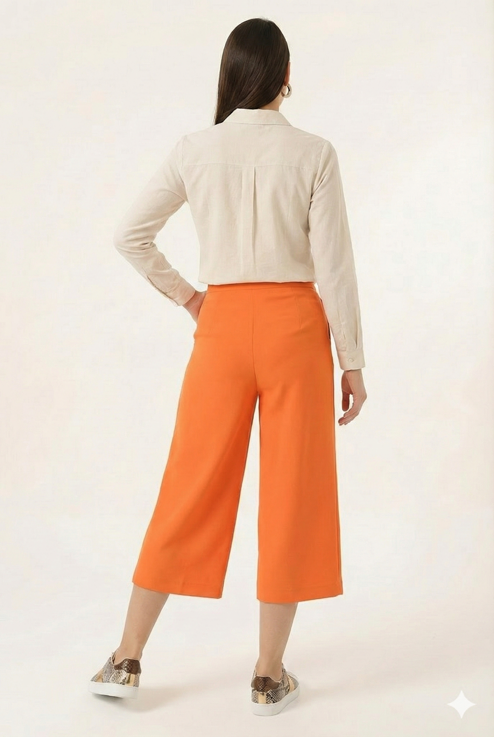 BLUPantolonBLU Bol Paça Kısa Pantolon