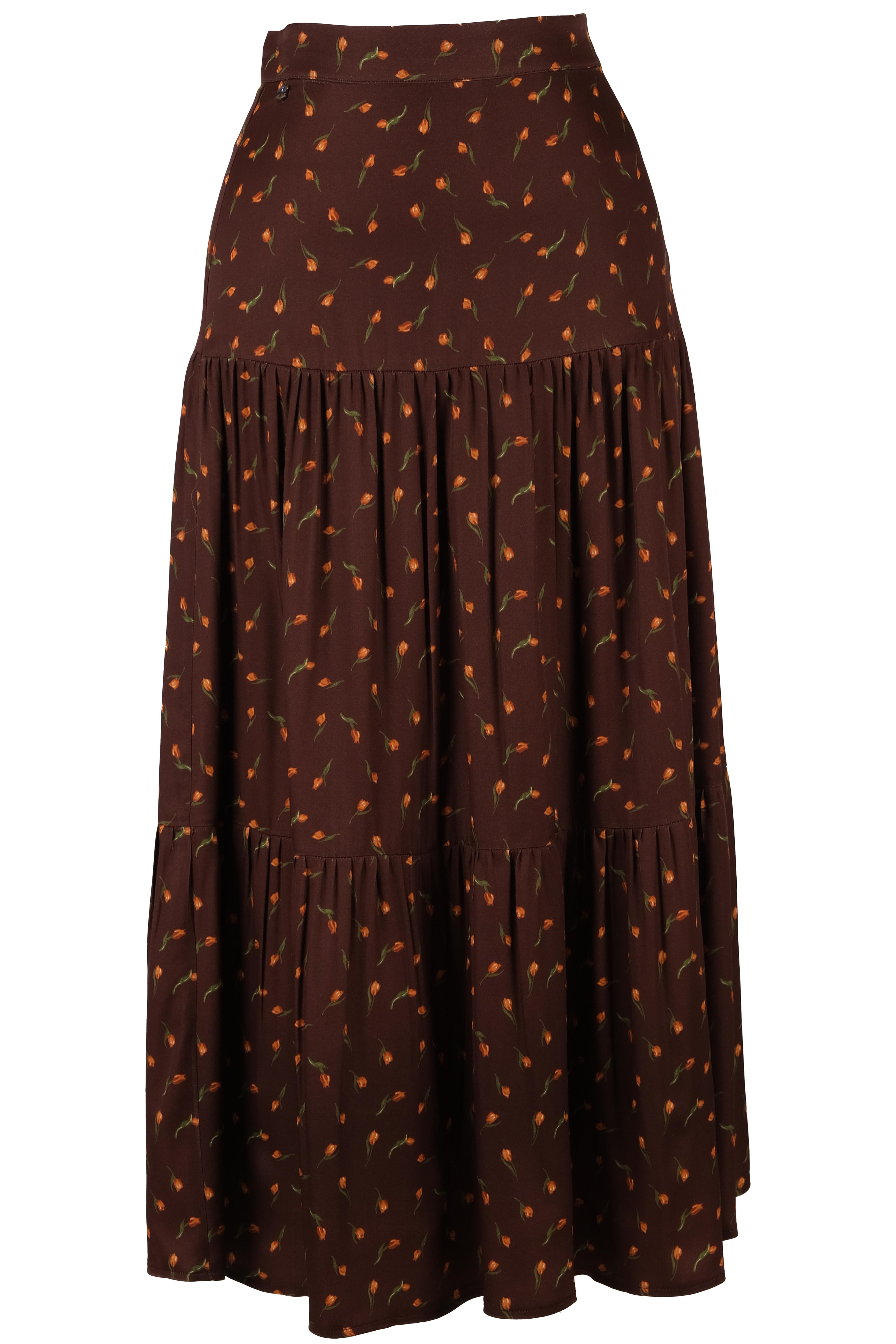 BLUPantolonBLU Üç Parça Uzun Etek