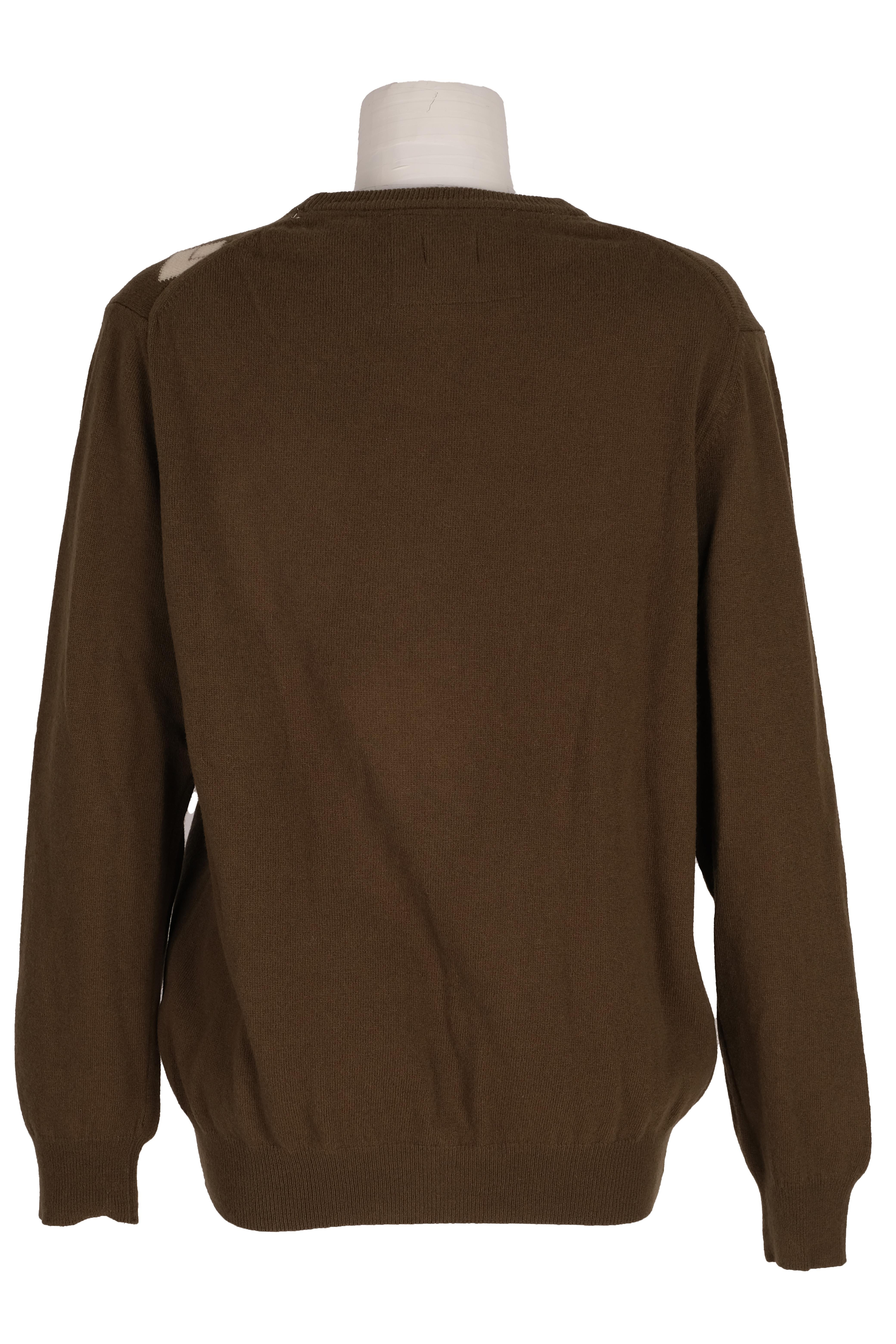 BLUTriko / HırkaBLU Baklava Desenli Sıfır Yaka Triko