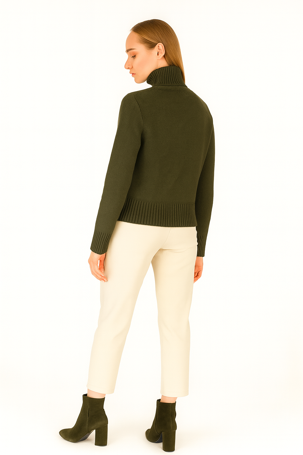 BLUTriko / HırkaBLU Balıkçı Yaka Kısa Bluz