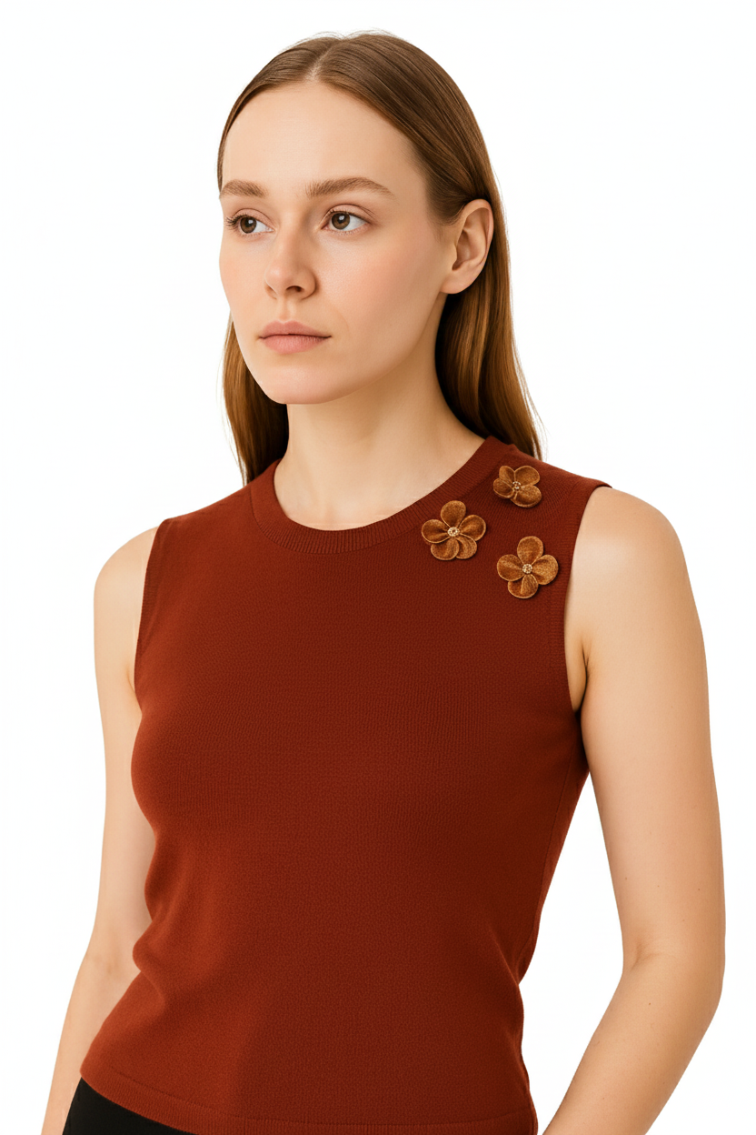 BLUTriko / HırkaBLU Pon Pon lu Metal Düğme Triko Ceket