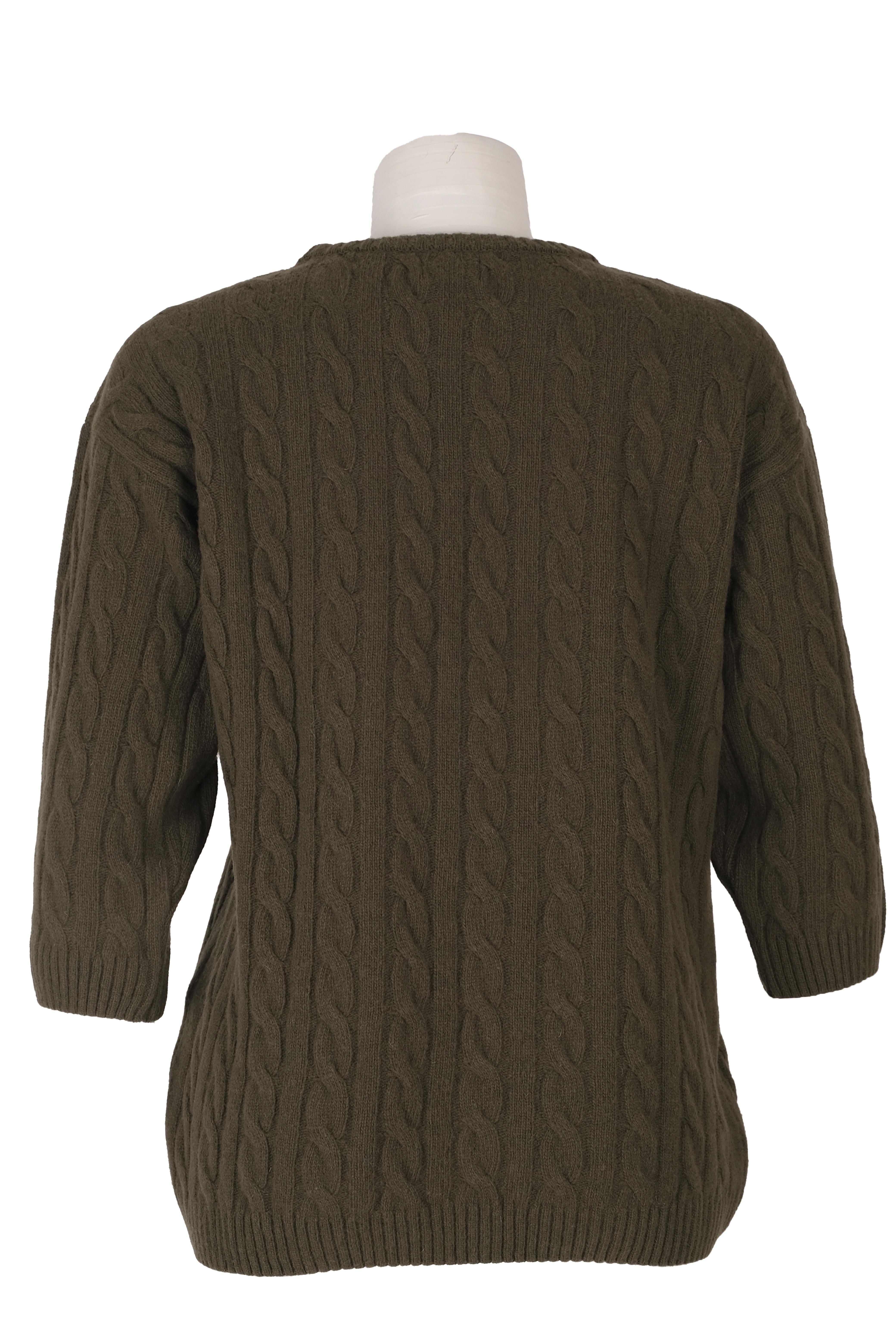 BLUTriko / HırkaBLU Saçörgü Truvakar Kol Triko Bluz