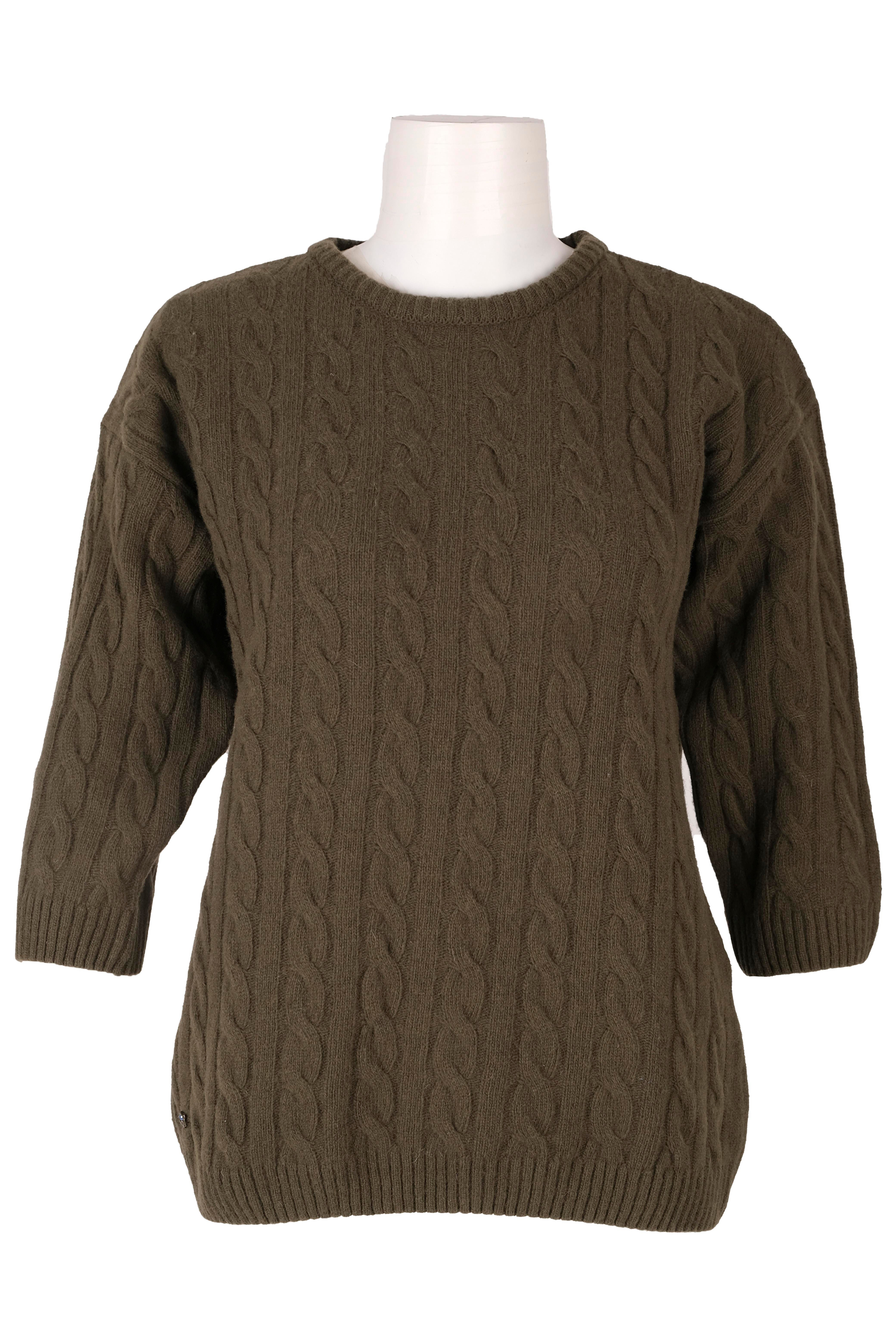 BLUTriko / HırkaBLU Saçörgü Truvakar Kol Triko Bluz