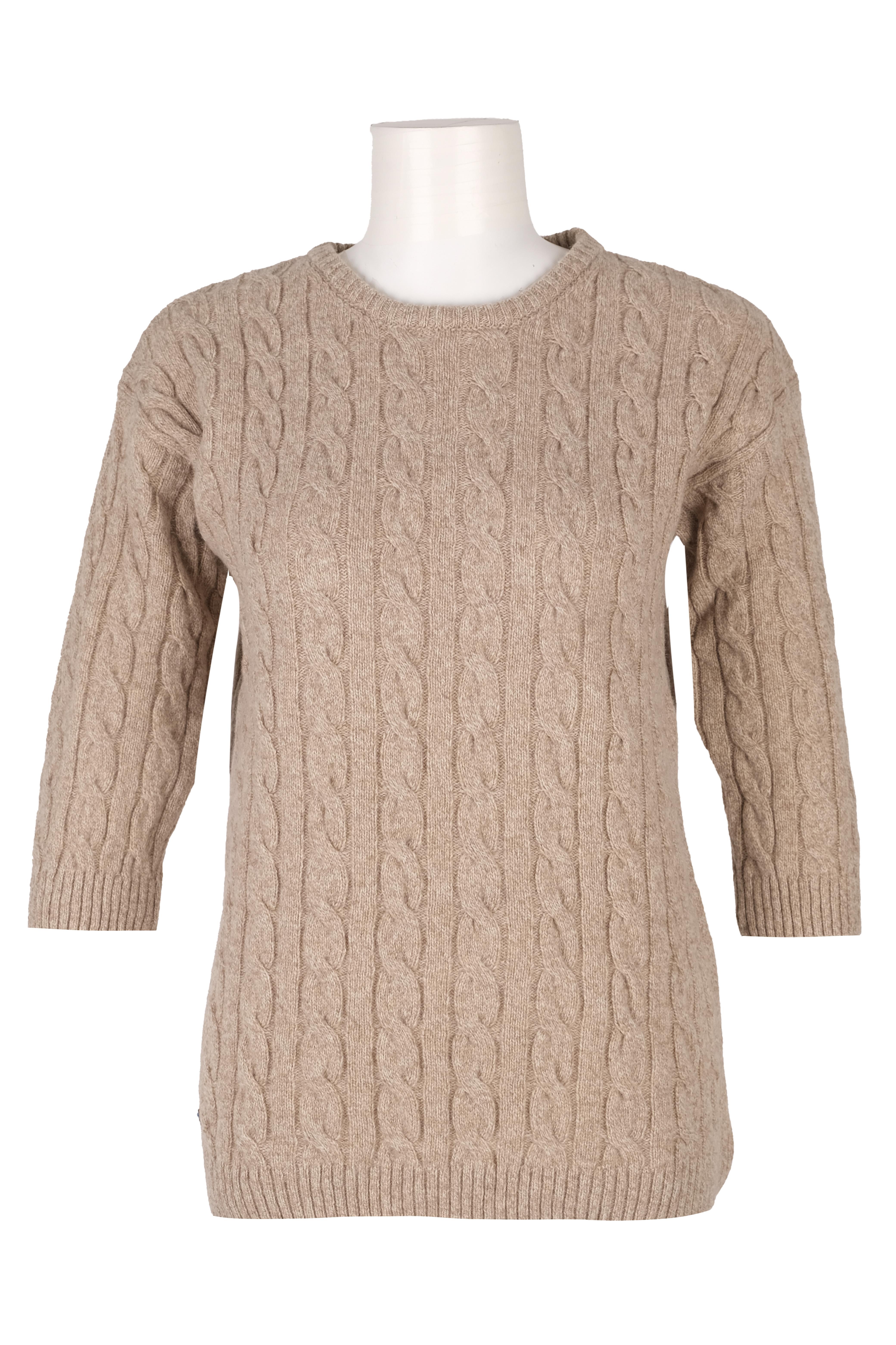 BLUTriko / HırkaBLU Saçörgü Truvakar Kol Triko Bluz