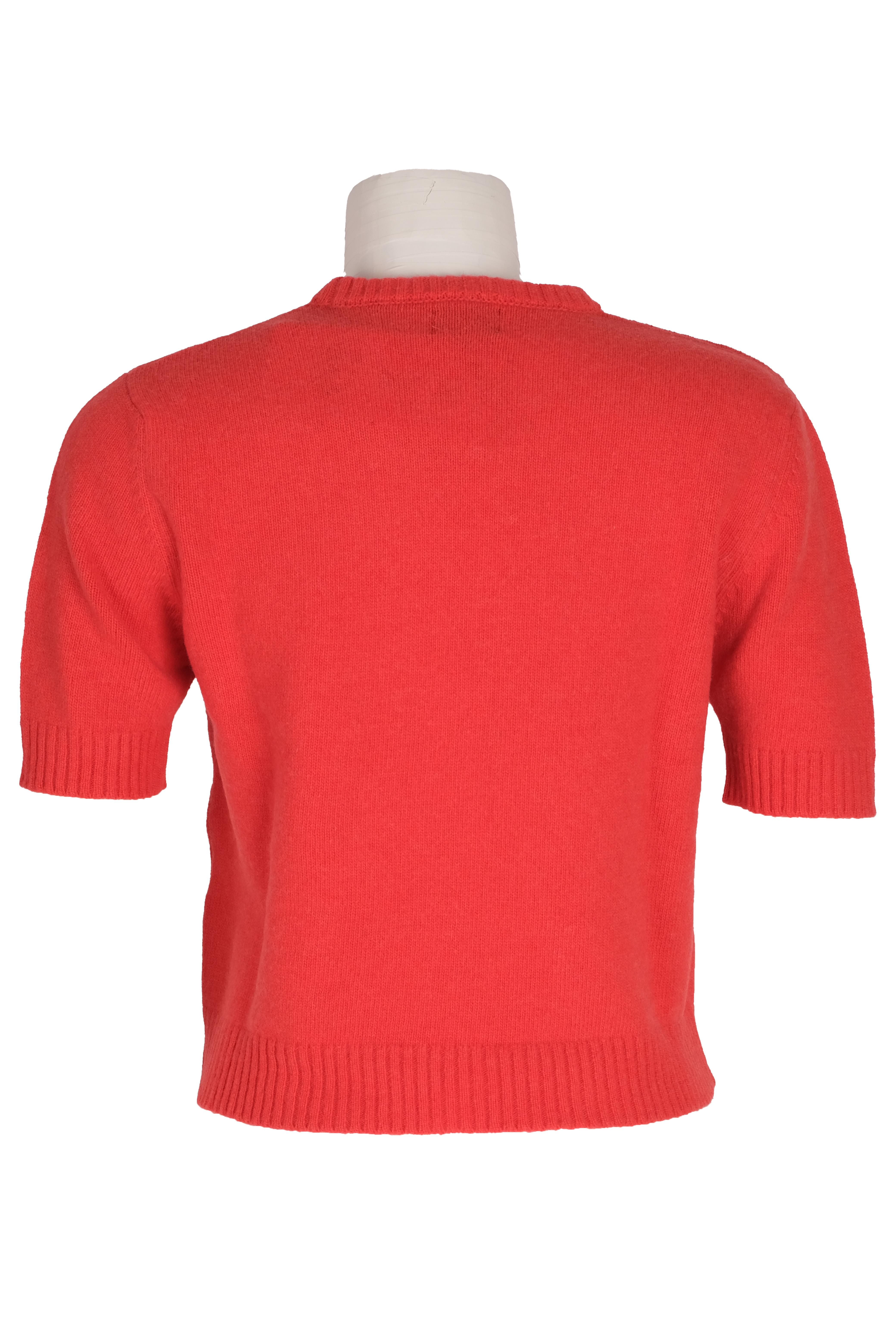 BLUTriko / HırkaBLU Sıfır Yaka Kısa Kol Triko Bluz