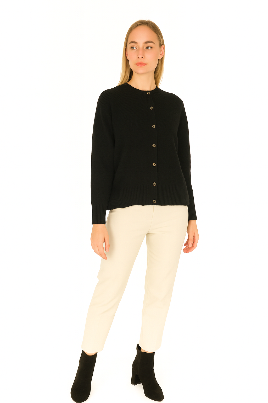 BLUTriko / HırkaBLU Sıfır Yaka Triko Ceket