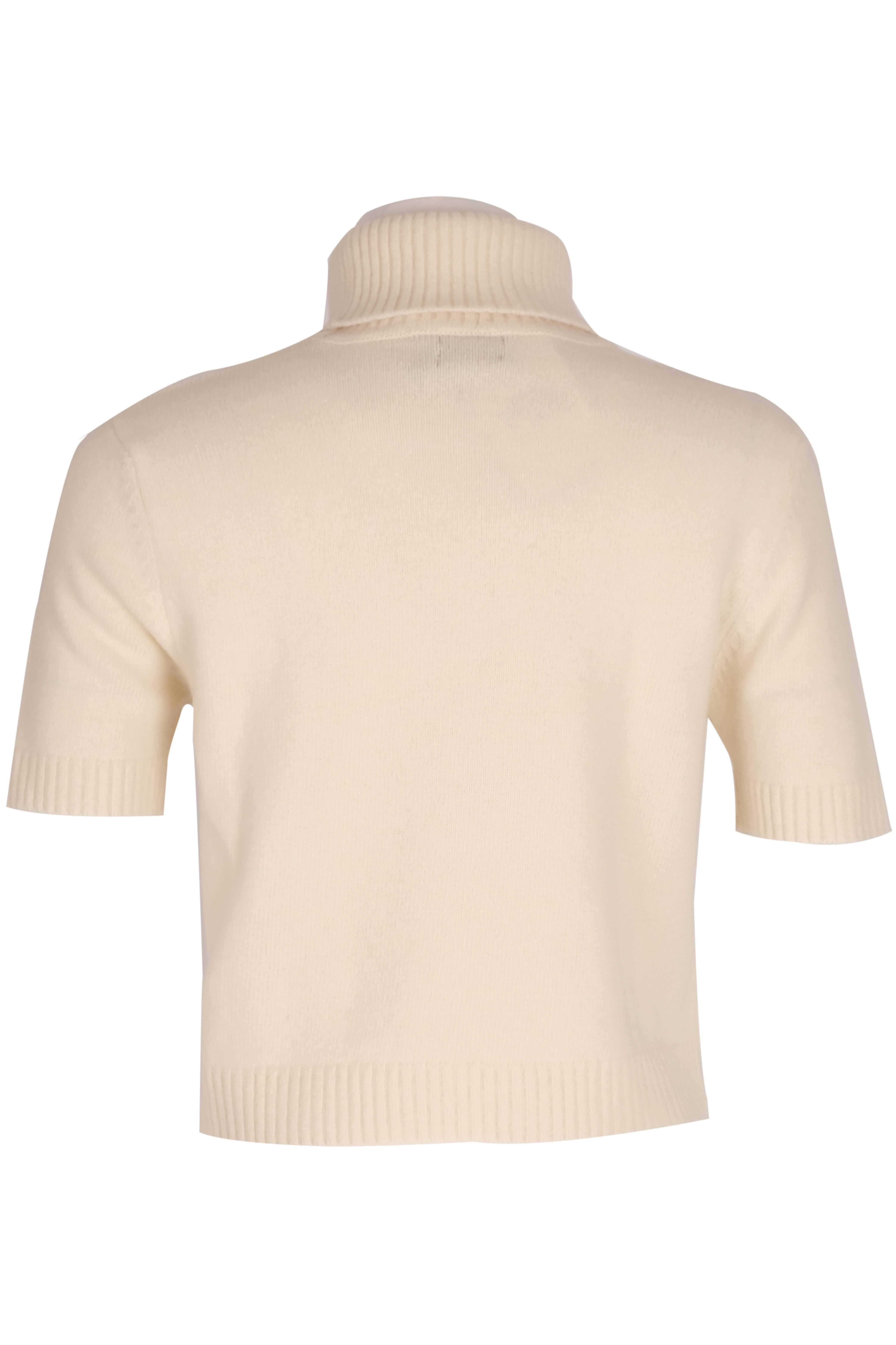 BLUTriko / HırkaBLU Tam Balıkçı Yaka Kısa Kol Triko Bluz