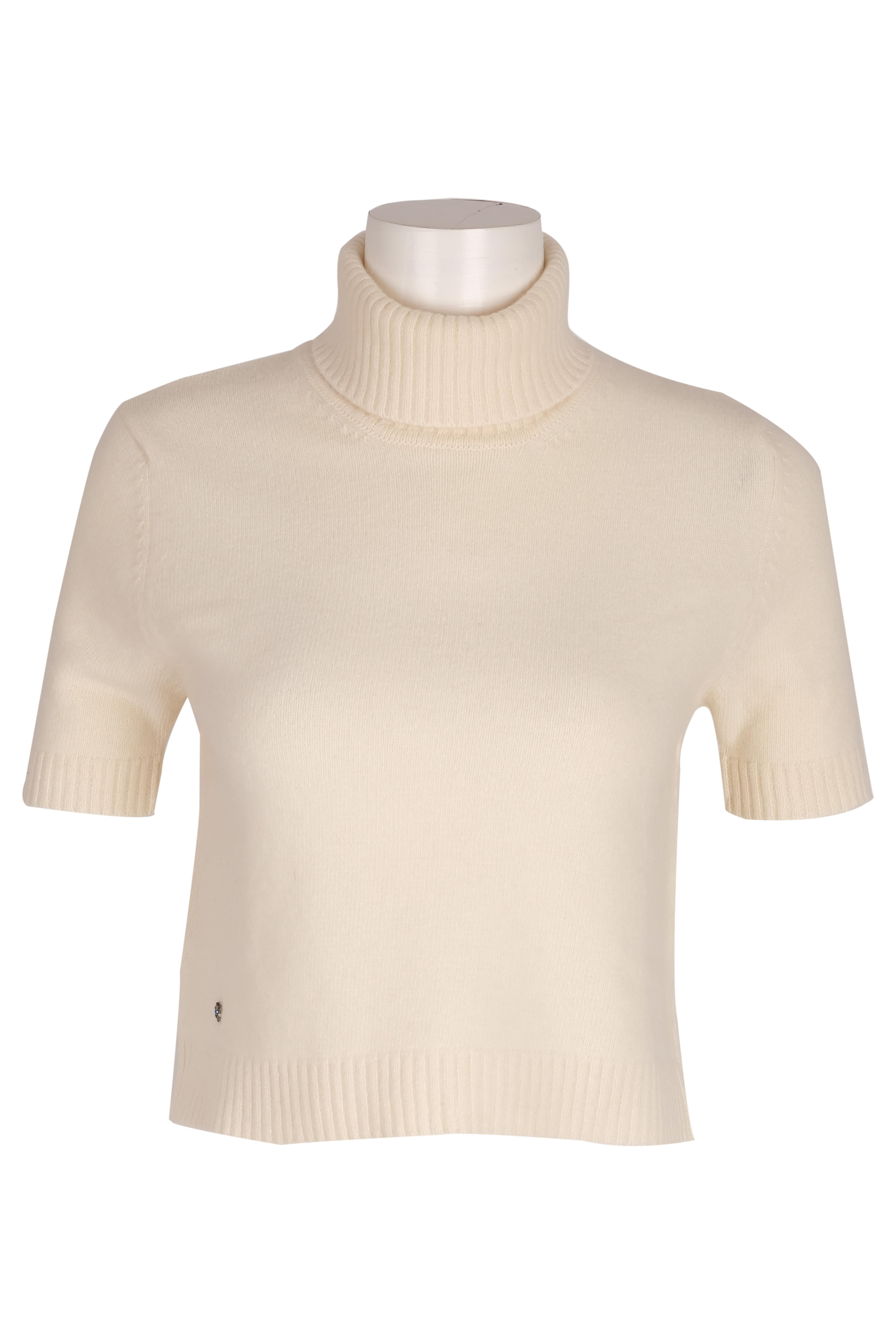 BLUTriko / HırkaBLU Tam Balıkçı Yaka Kısa Kol Triko Bluz