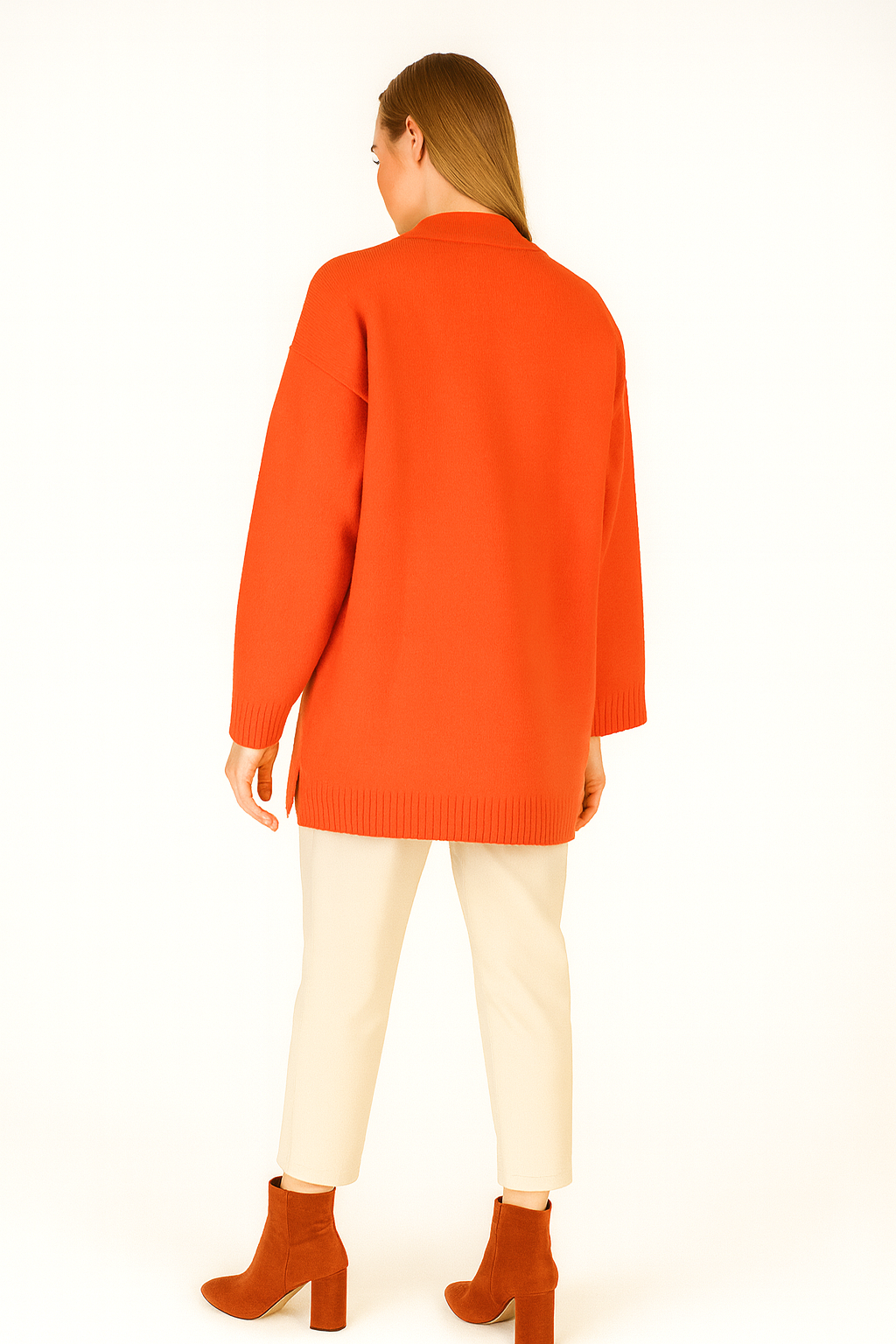 BLUTriko / HırkaBLU V Yaka Uzun Tunik