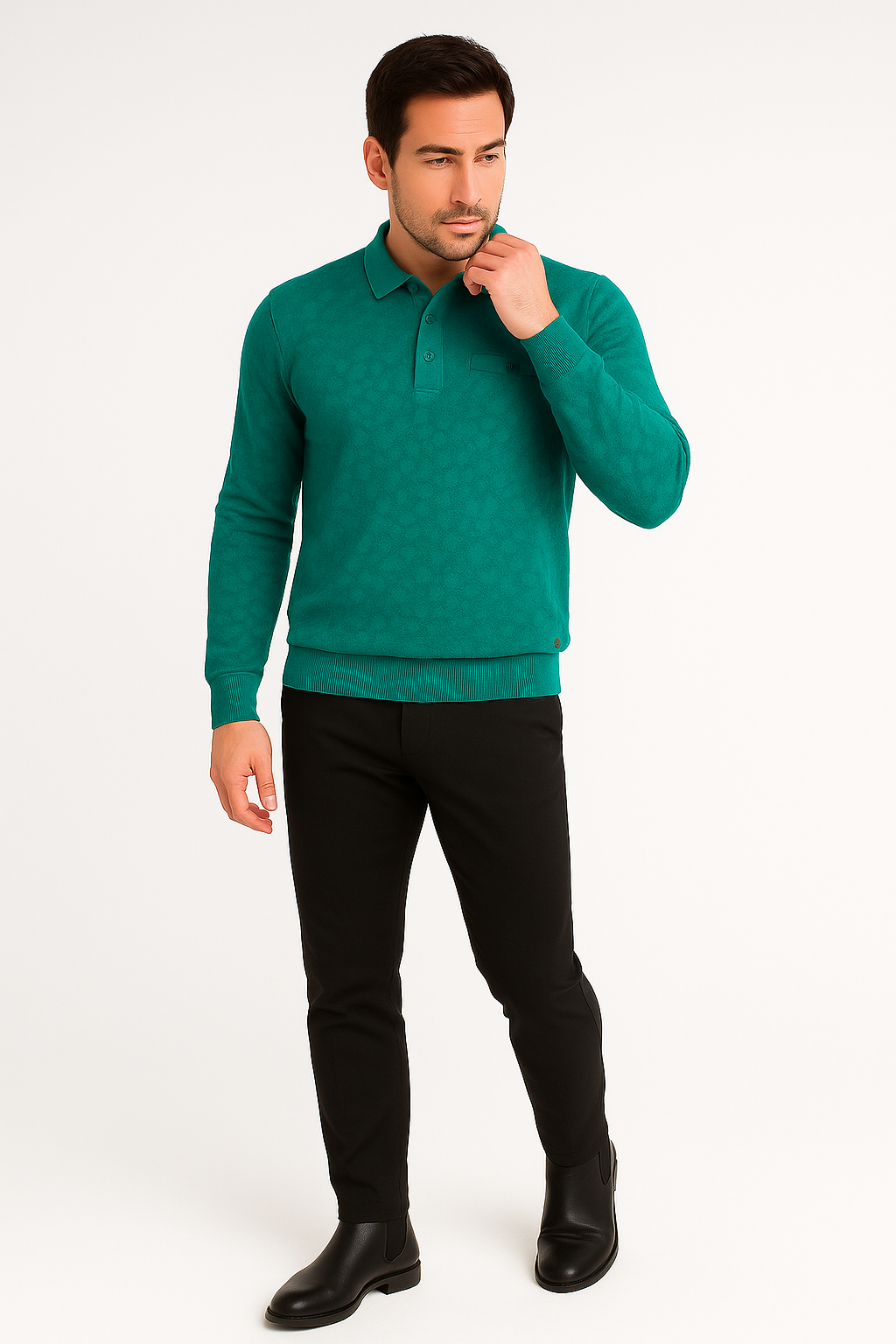 BLUTrikoBLU Polo Yaka Sweatshirt