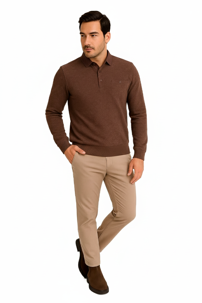 BLUTrikoBLU Polo Yaka Sweatshirt