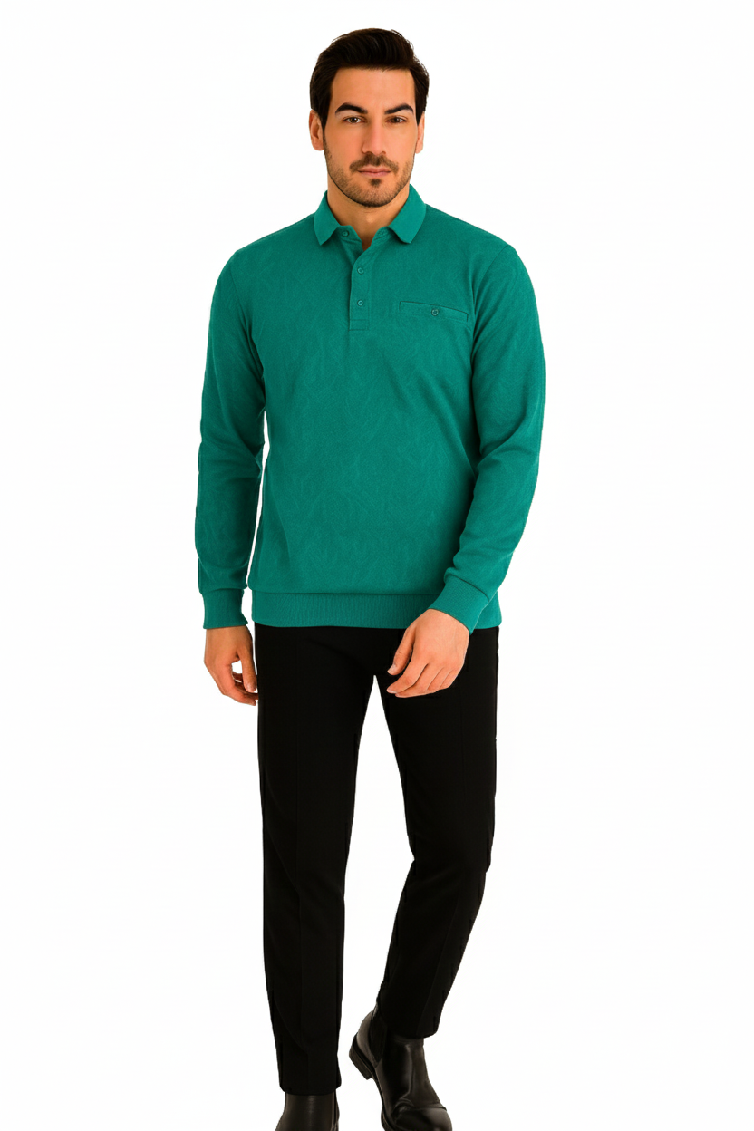 BLUTrikoBLU Polo Yaka Sweatshirt