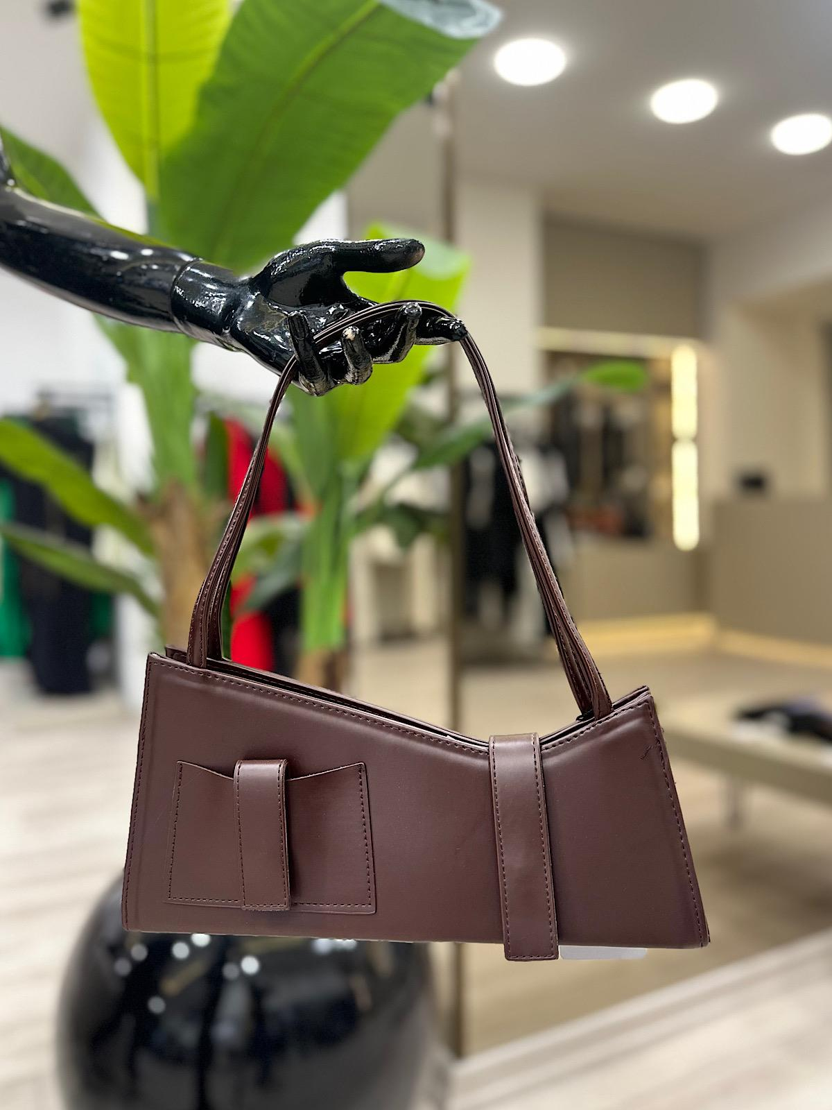 Asimetrik Çanta KAHVE-23YAKS000033