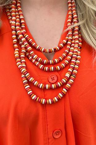 Bambu Kolye TURUNCU-23MeAKS00002