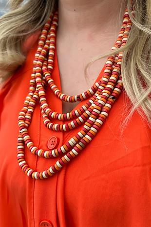 Bambu Kolye TURUNCU-23MeAKS00002