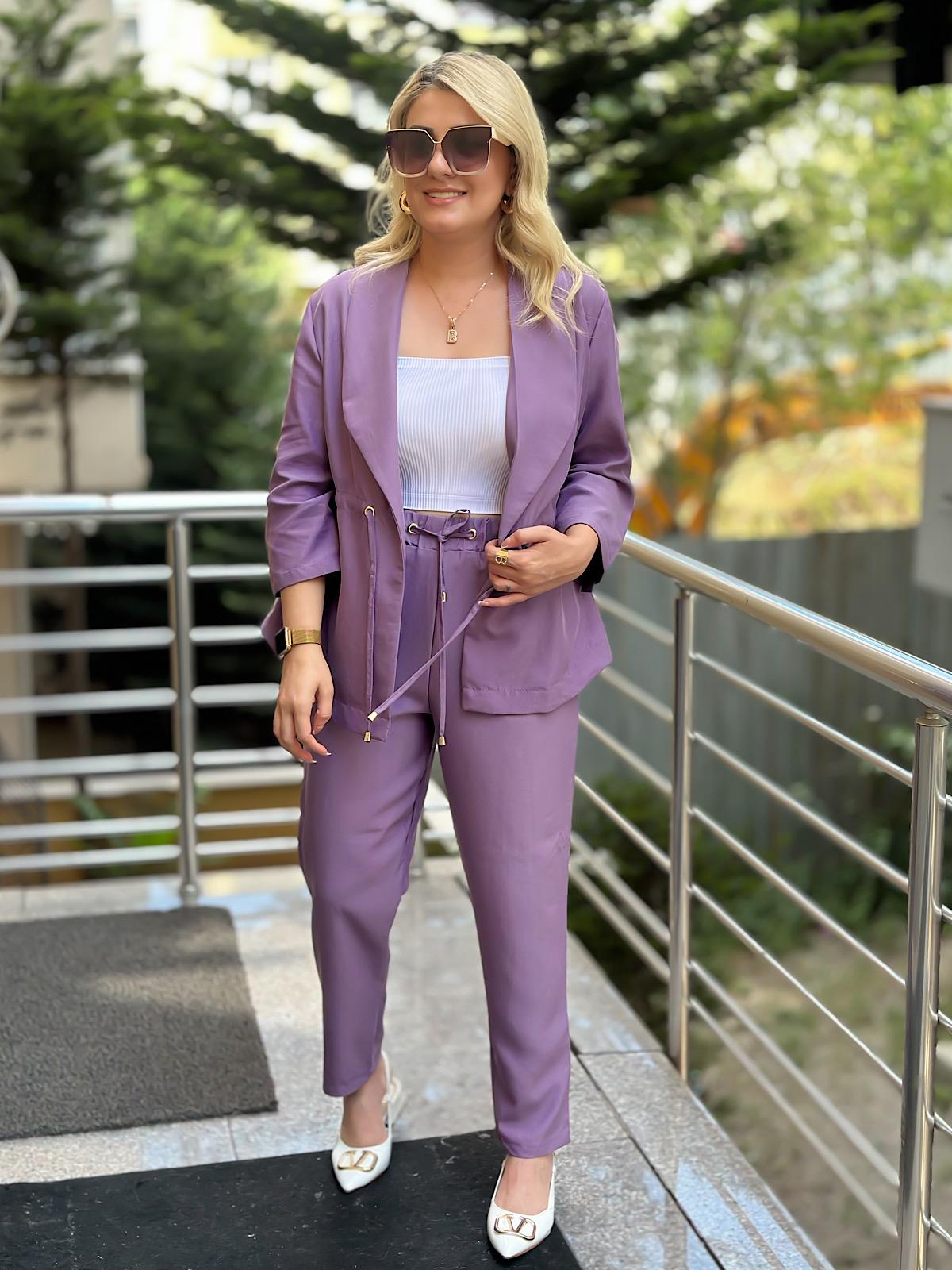 Ceket Pantolon Takım LİLA-23YUST000091
