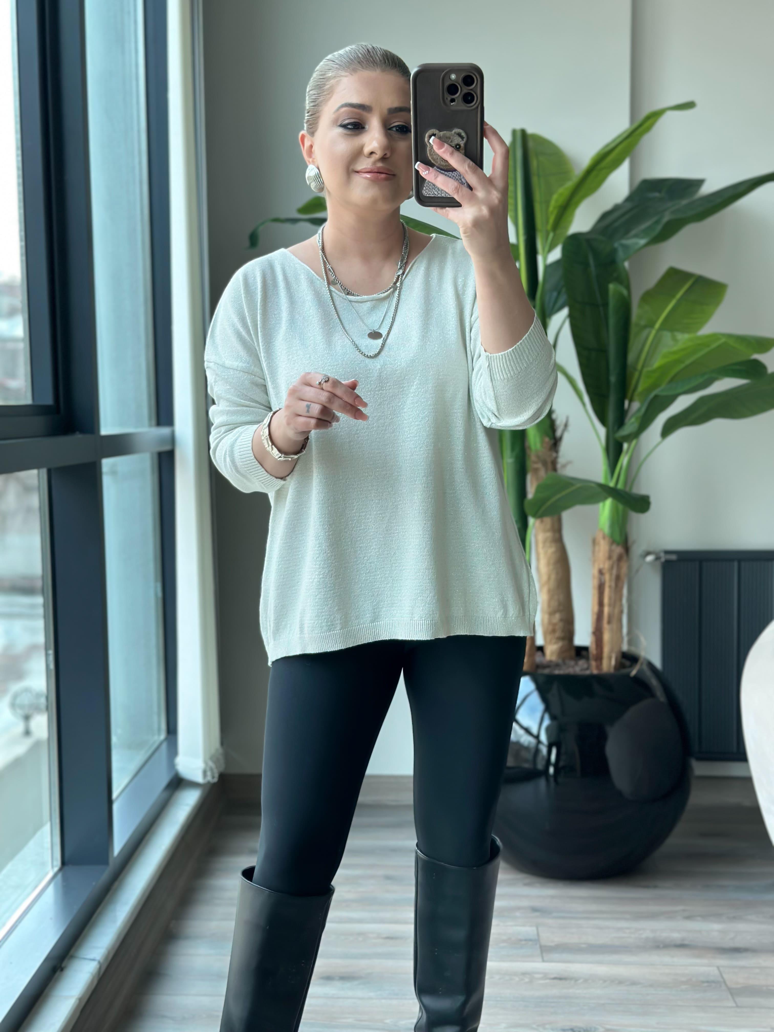 Fakir Kol Simli Triko EKRU-23MeUST00129