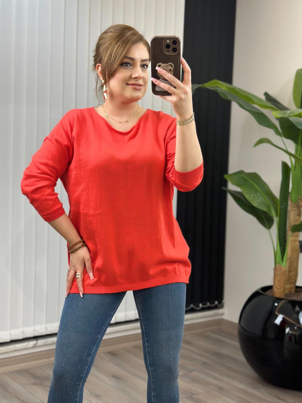 Fakir Kol Triko TURUNCU-23MeUST00073