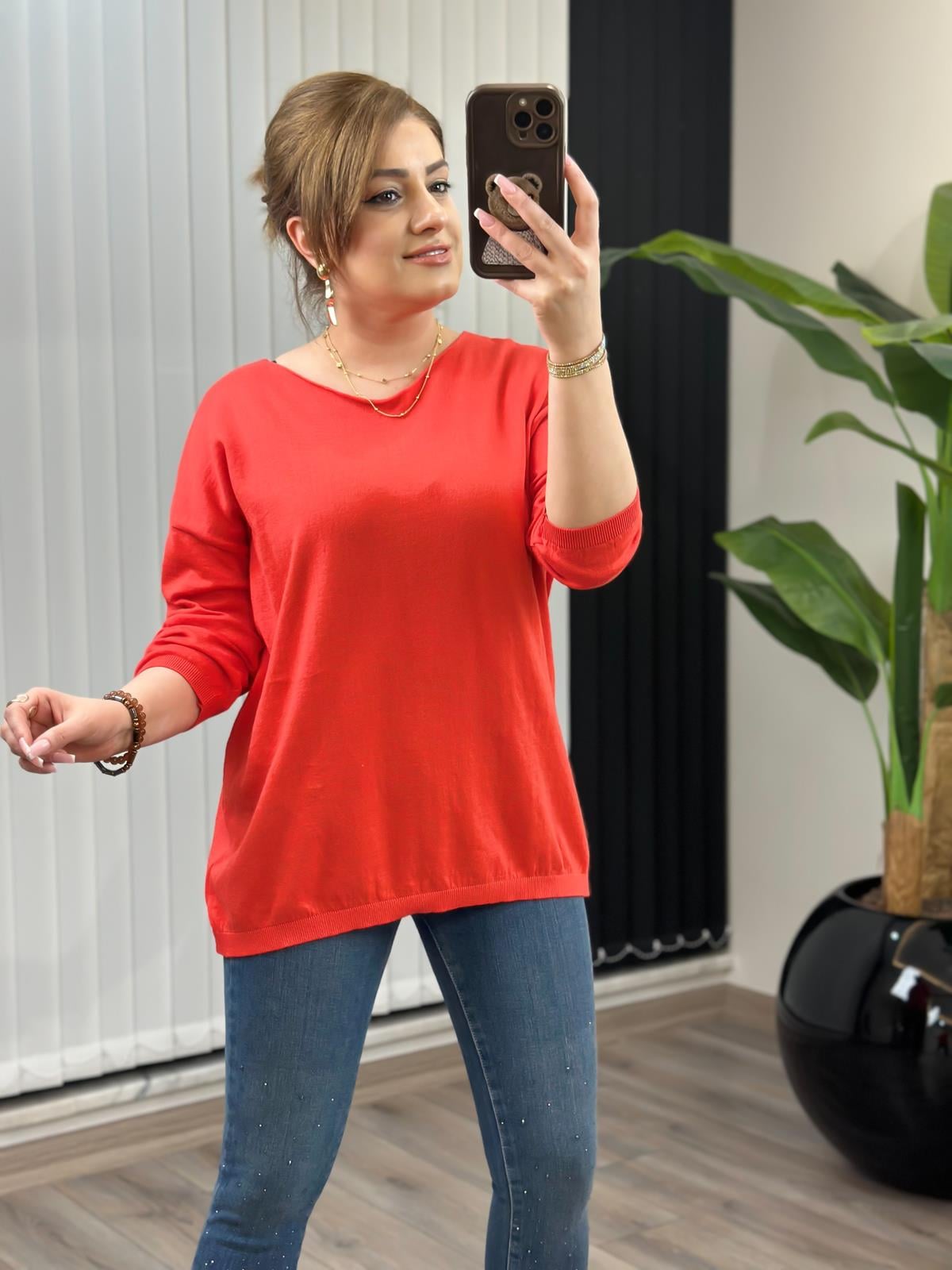 Fakir Kol Triko TURUNCU-23MeUST00073