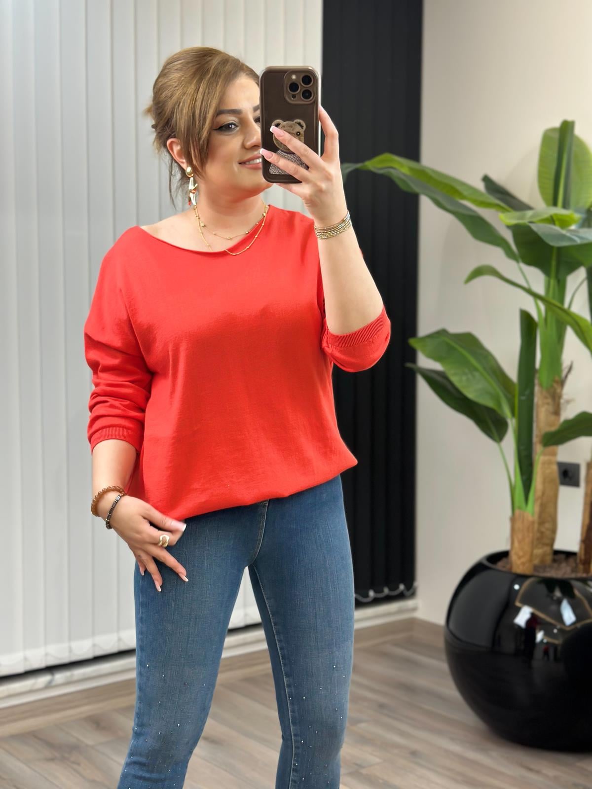 Fakir Kol Triko TURUNCU-23MeUST00073