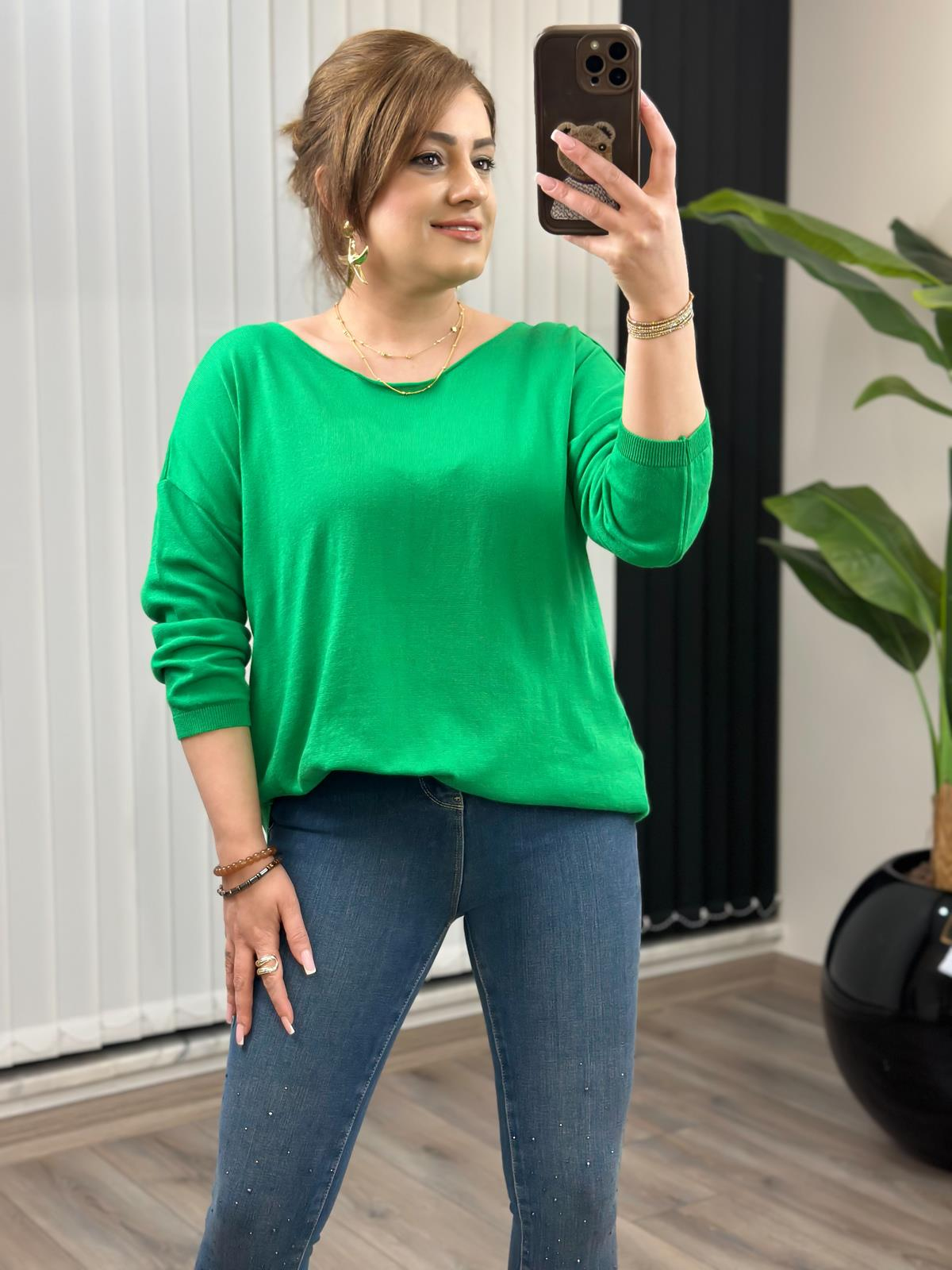 Fakir Kol Triko YEŞİL-23MeUST00073