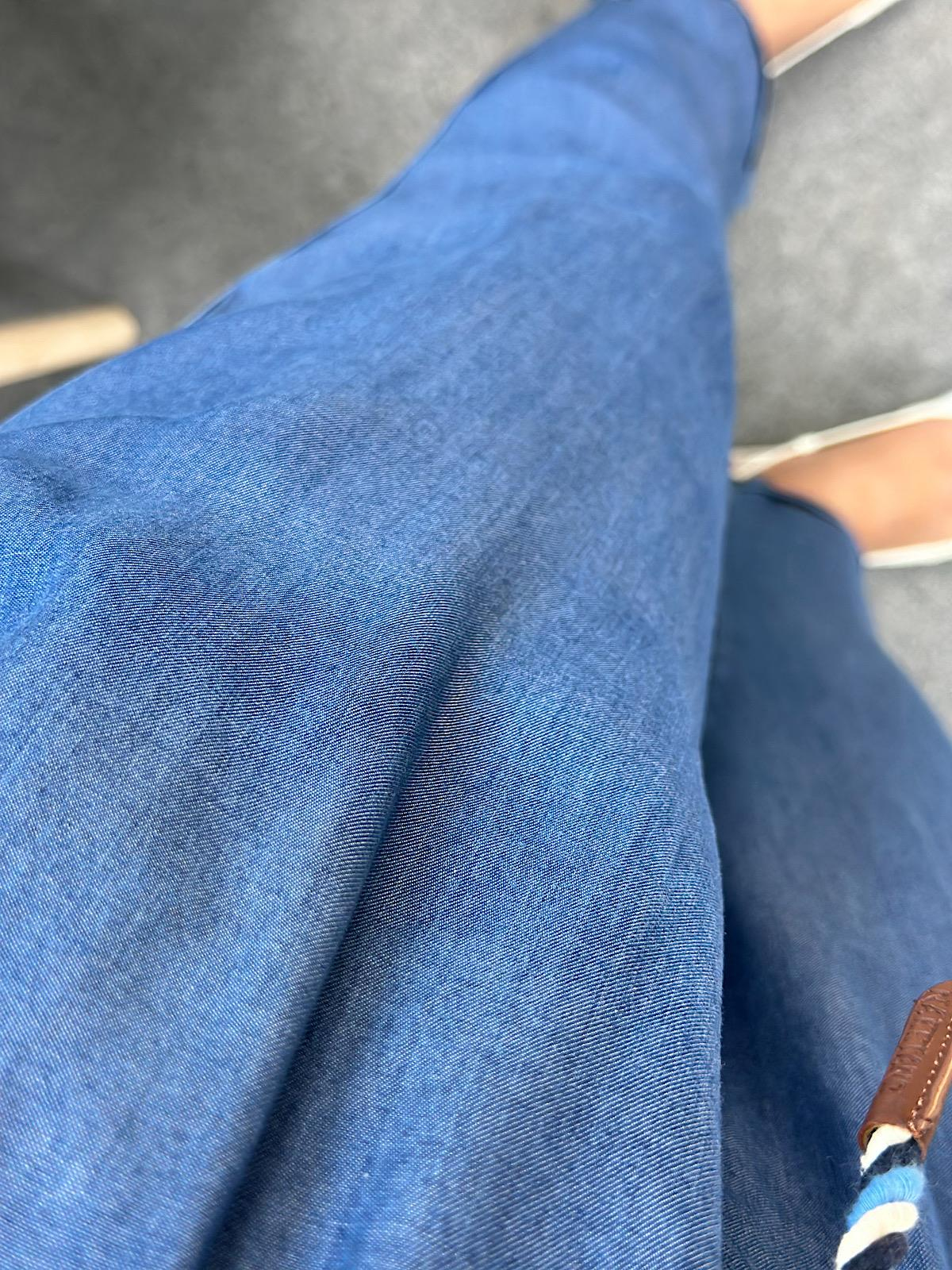 Kemerli Pantalon MAVİ-23YALT000028