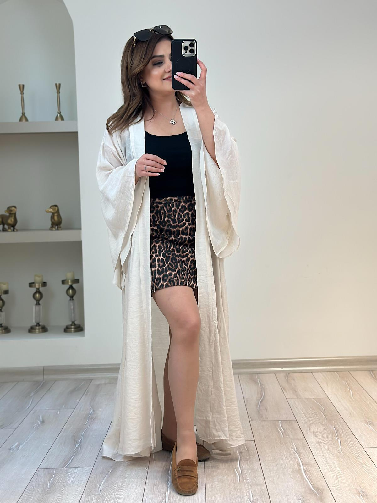 Keten Kimono BEJ-23YDIS000010