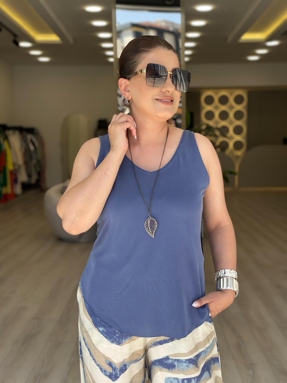 Modal Bluz İNDİGO-23YUST000279