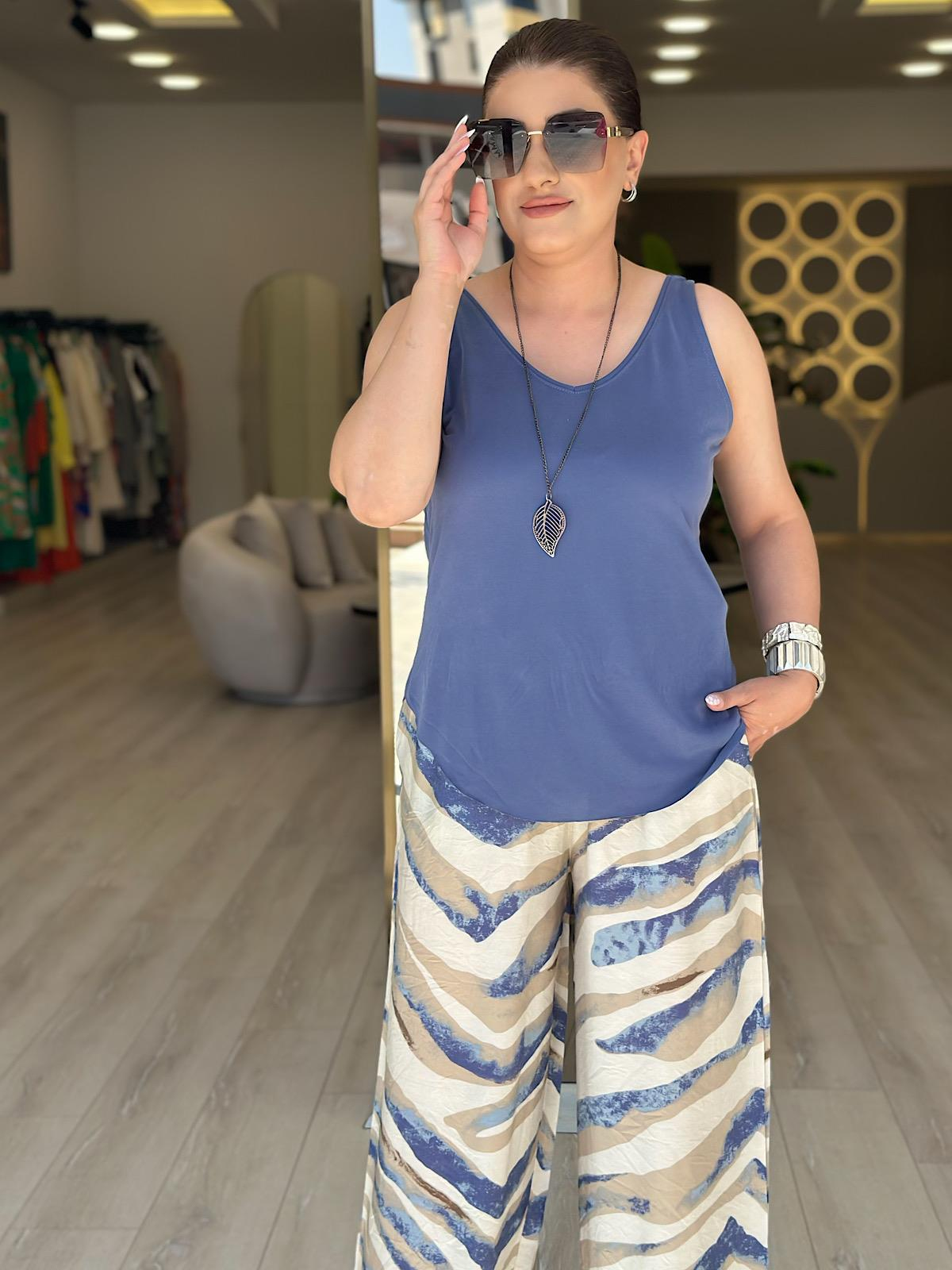 Modal Bluz İNDİGO-23YUST000279