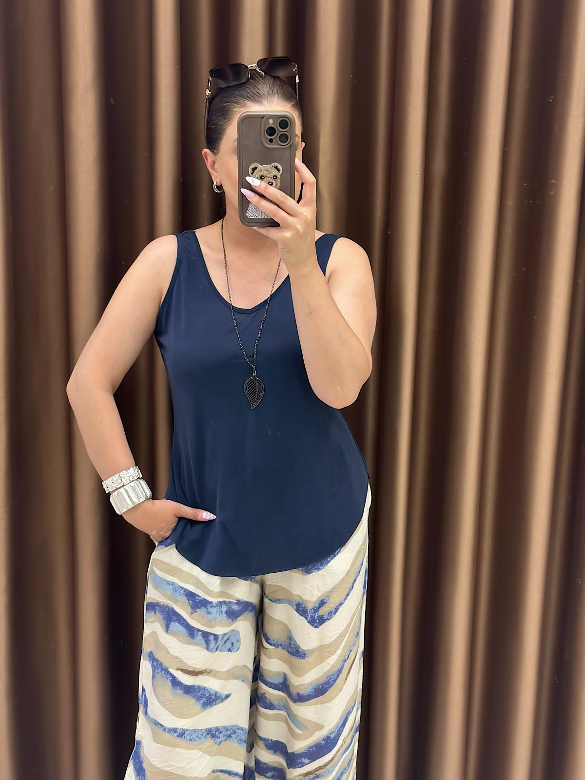 Modal Bluz LACİVERT-23YUST000279