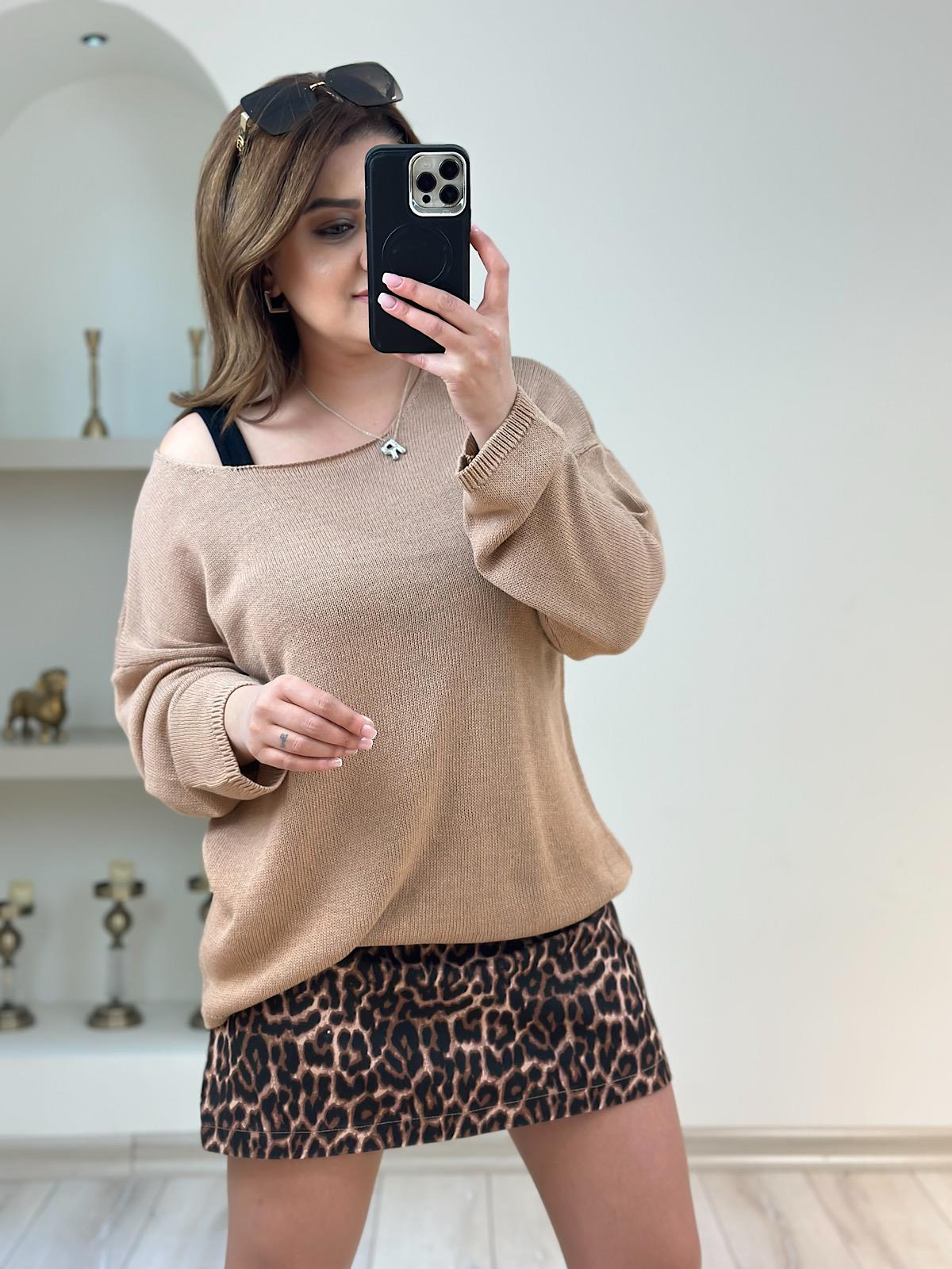 Naturel Yaka Basic Triko BEJ-23YUST000169