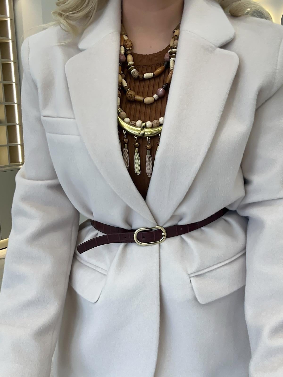 Premium Kalite Tay Tüyü Blazer BEJ-23KDIS000059